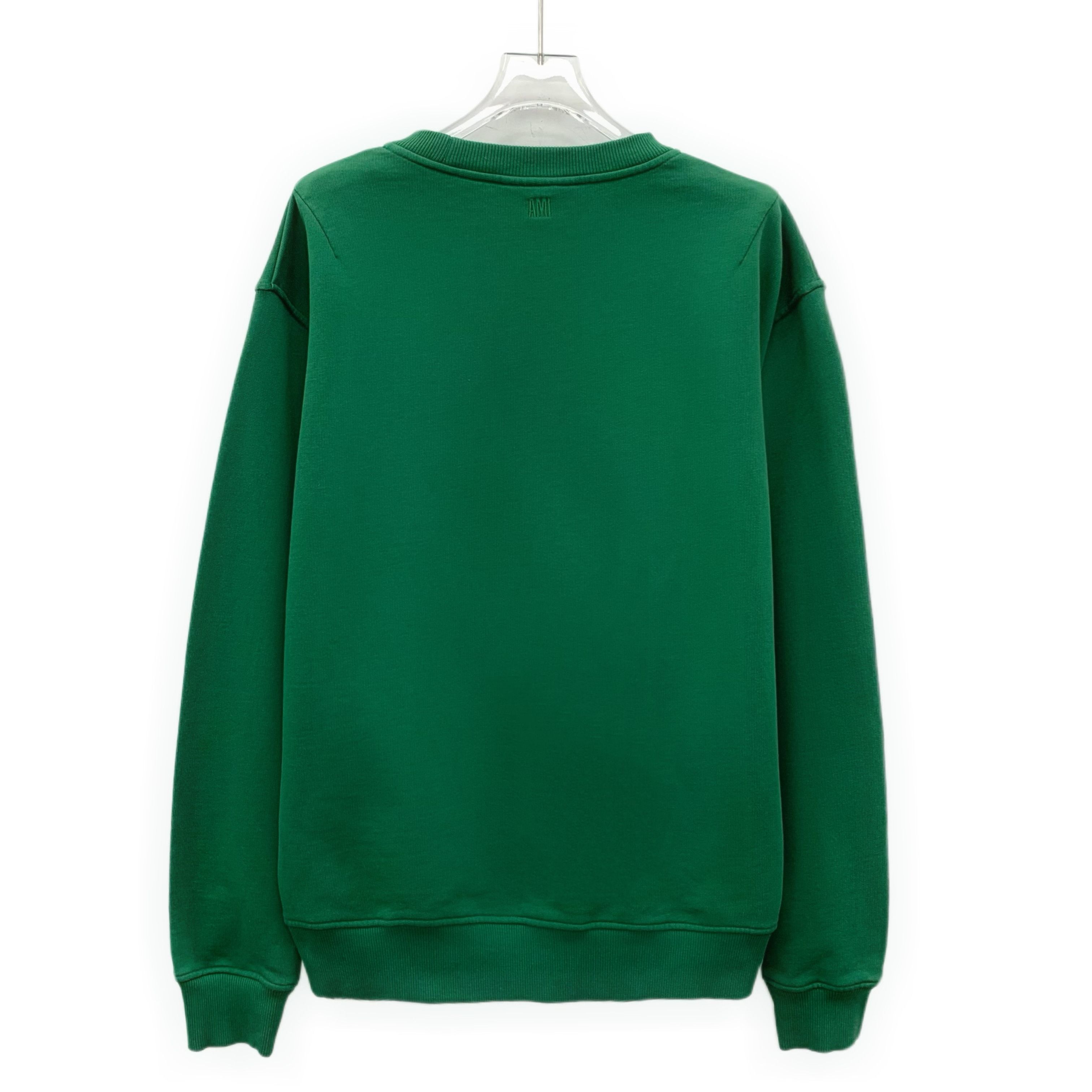 AMI Ami Heart Logo Sweatshirt Green (XL) Size US XL / EU 56 / 4 - 2 Thumbnail