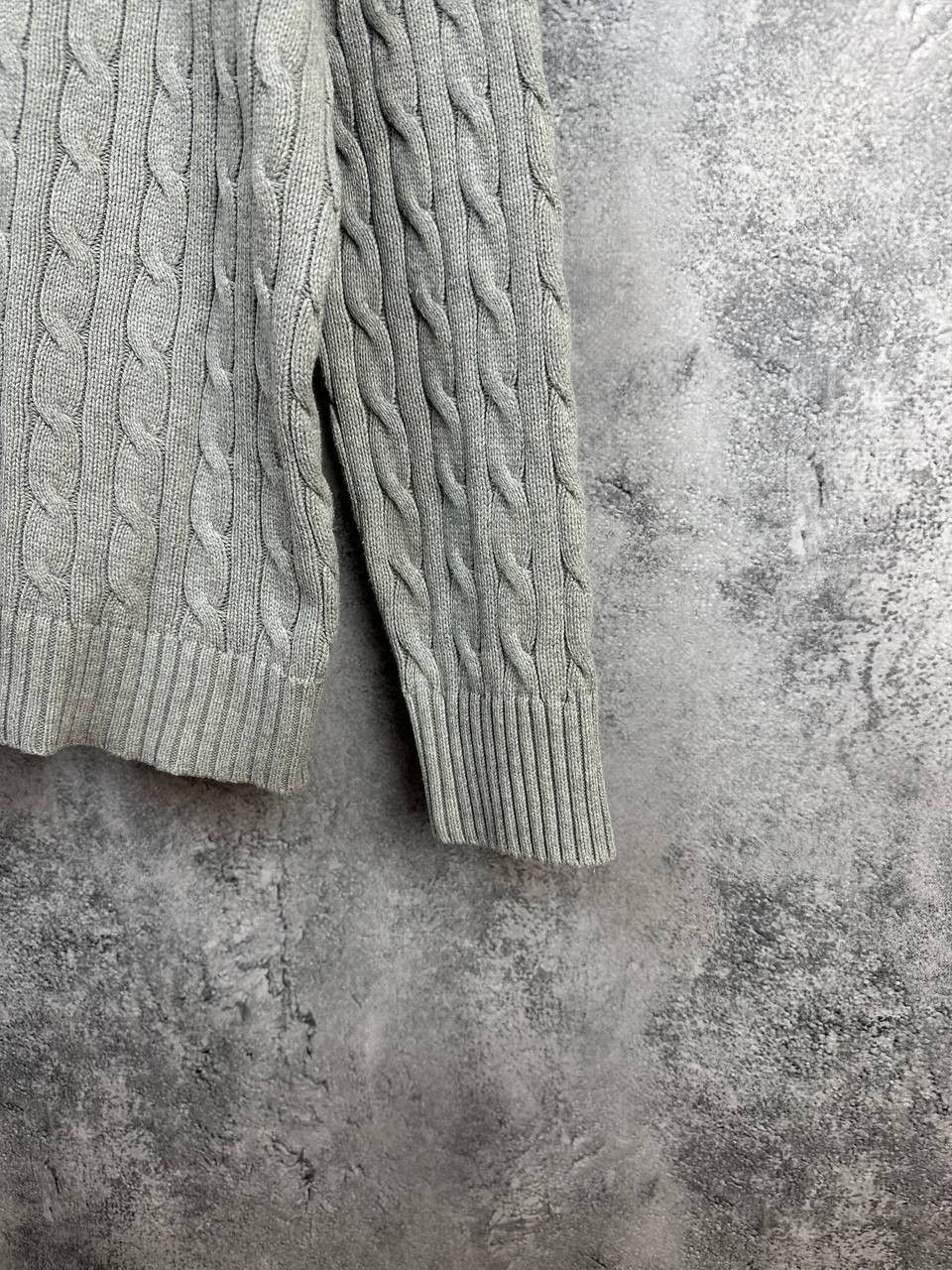 Polo Ralph Lauren Polo Ralph Lauren Cable Knit Crew Neck Sweater Gray LS Size XL / US 12-14 / IT 48-50 - 8 Thumbnail