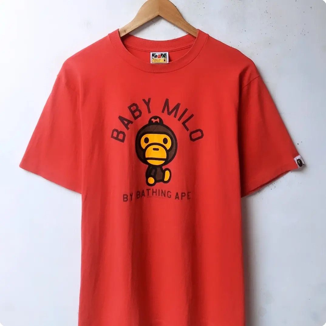 Bape BAPE Baby Milo Tshirt Size US M / EU 48-50 / 2 - 2 Thumbnail