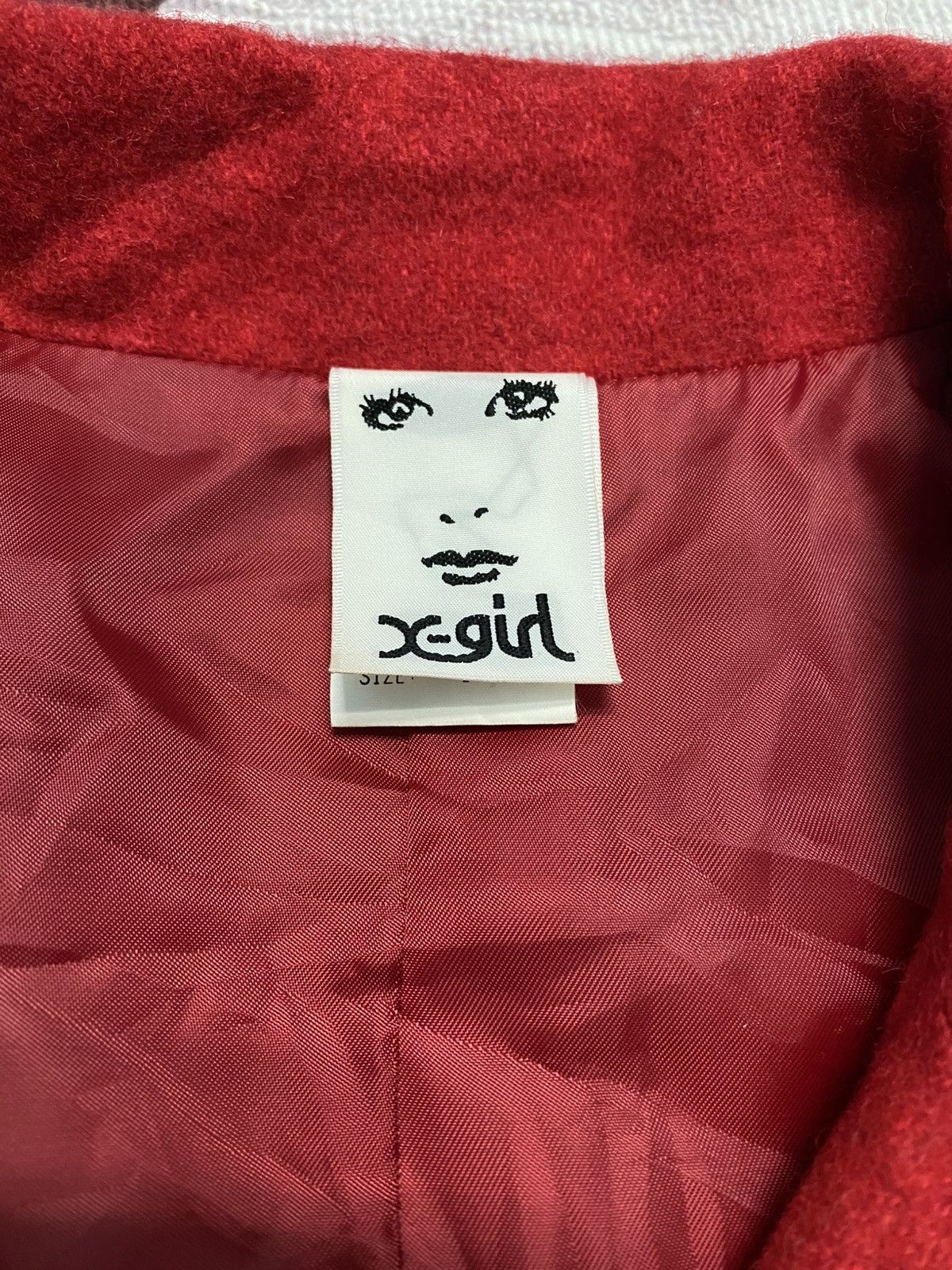 Japanese Brand × X-Girl X-GIRL wool coat jacket button up Size S / US 4 / IT 40 - 7 Thumbnail