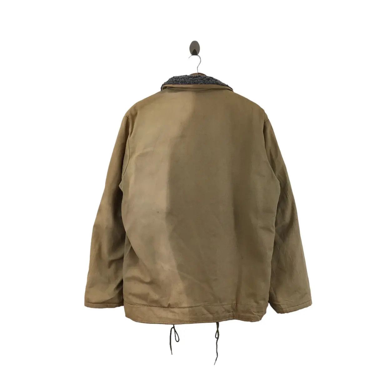 Vintage Vintage 80’ MILITARY ARMY Natural Sun Faded Distress Parka Size US L / EU 52-54 / 3 - 4 Thumbnail