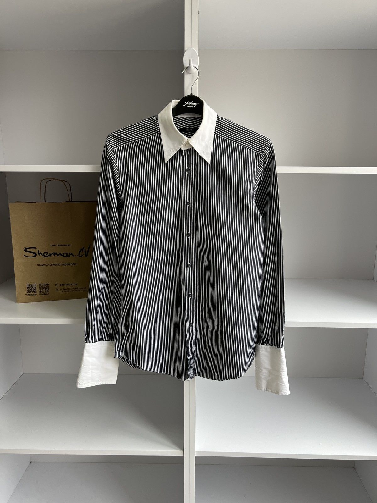 Gucci × Vintage Vintage Gucci Luxury Button up shirts Lot Size US M / EU 48-50 / 2 - 1 Thumbnail