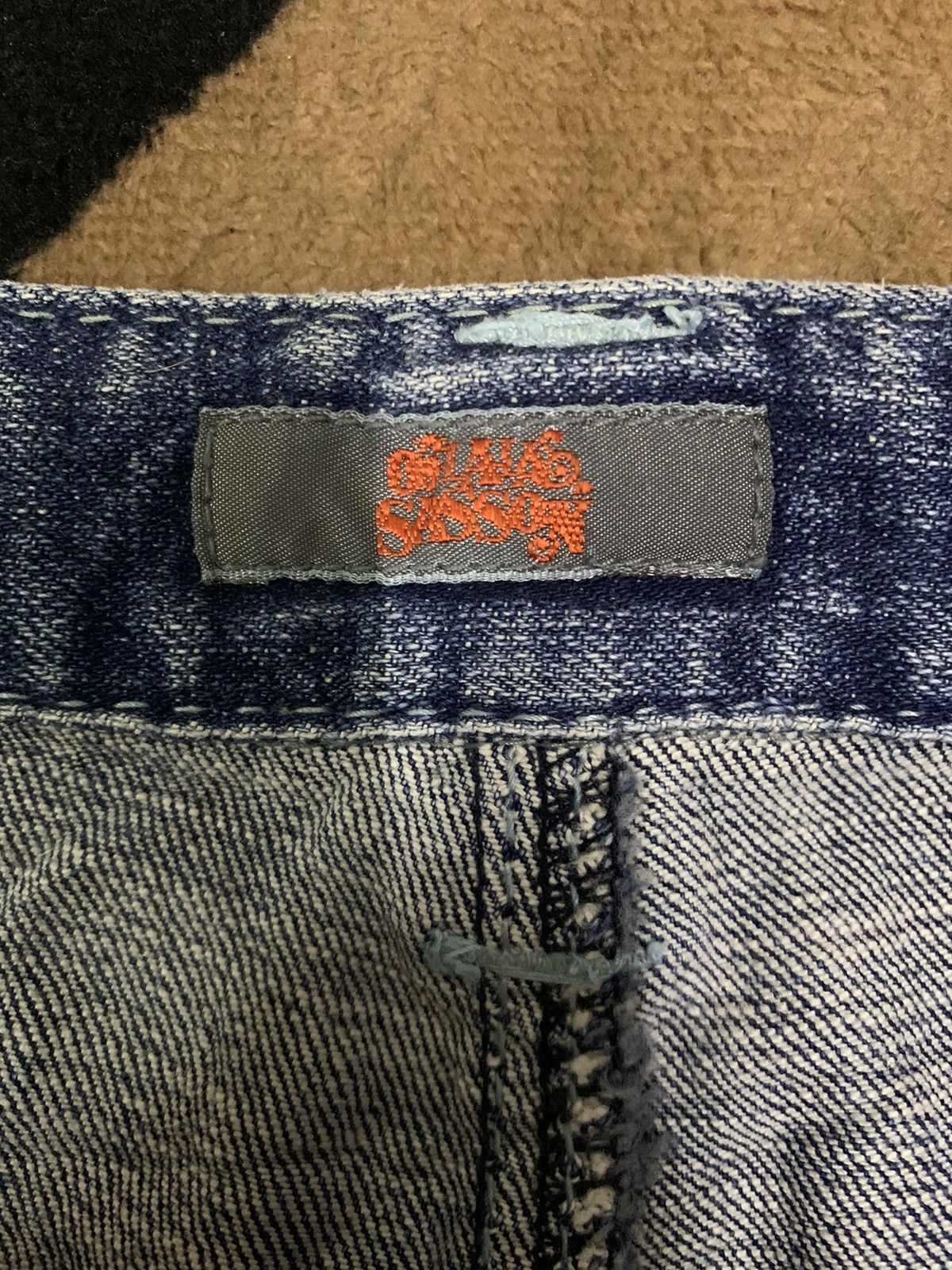 Japanese Brand Vintage Japanese OO Lala Sasson Blue Washed Flare Jeans Size 26" / US 2 / IT 38 - 15 Thumbnail