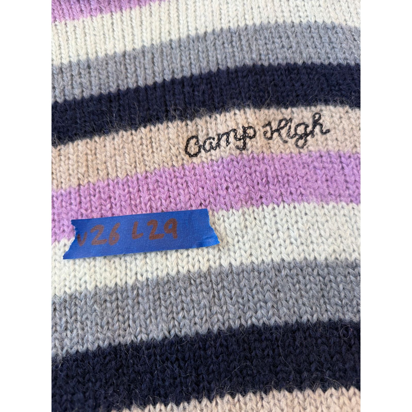 Camp High Camp High Stripe Knit Sweater Size US L / EU 52-54 / 3 - 5 Thumbnail