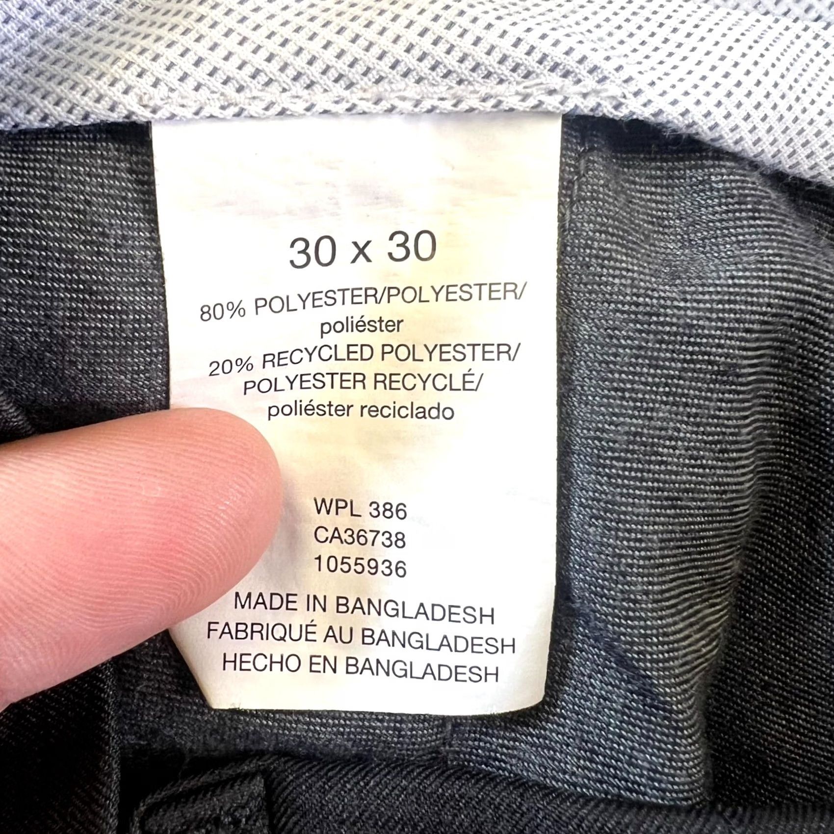 Haggar Haggar Dress Pants Mens 30x30 Dark Gray Slim Comfort Flat Front Business Dress Pants Size US 30 / EU 46 - 7 Thumbnail