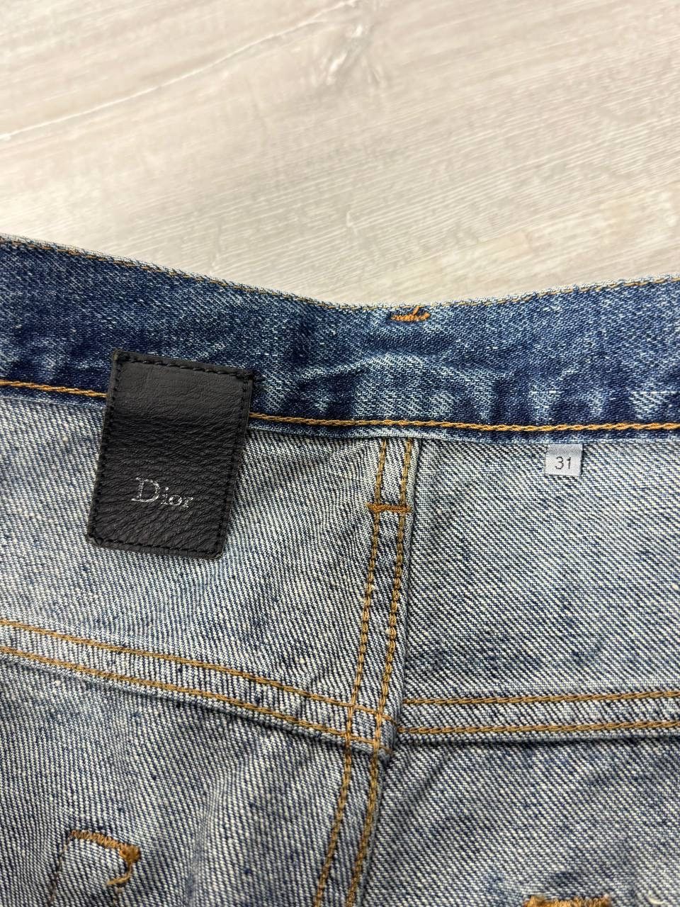 Dior Dior Hedi Slimane Distressed Denim Pants Size US 31 - 15 Thumbnail