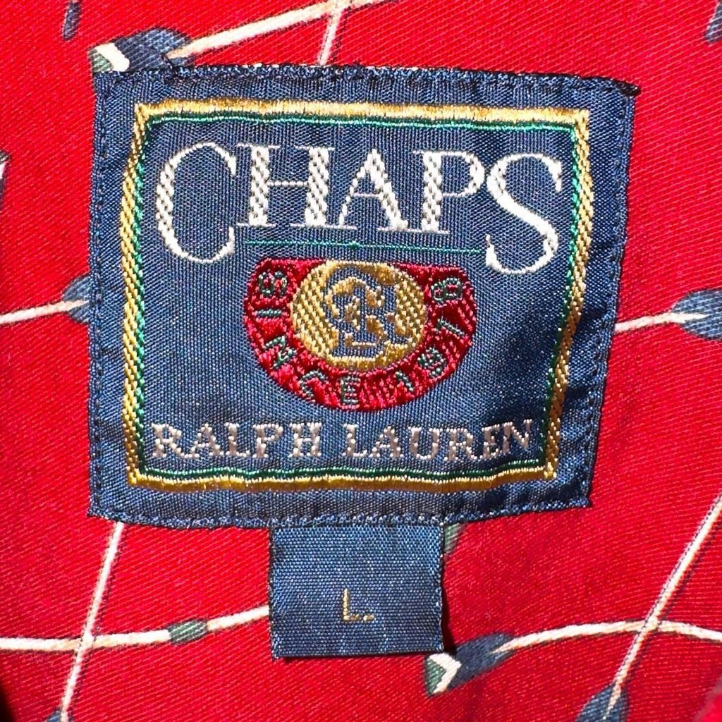 Chaps Ralph Lauren Chaps Ralph Lauren Red Oar Print Oxford Button Down Shirt L Size US L / EU 52-54 / 3 - 2 Thumbnail