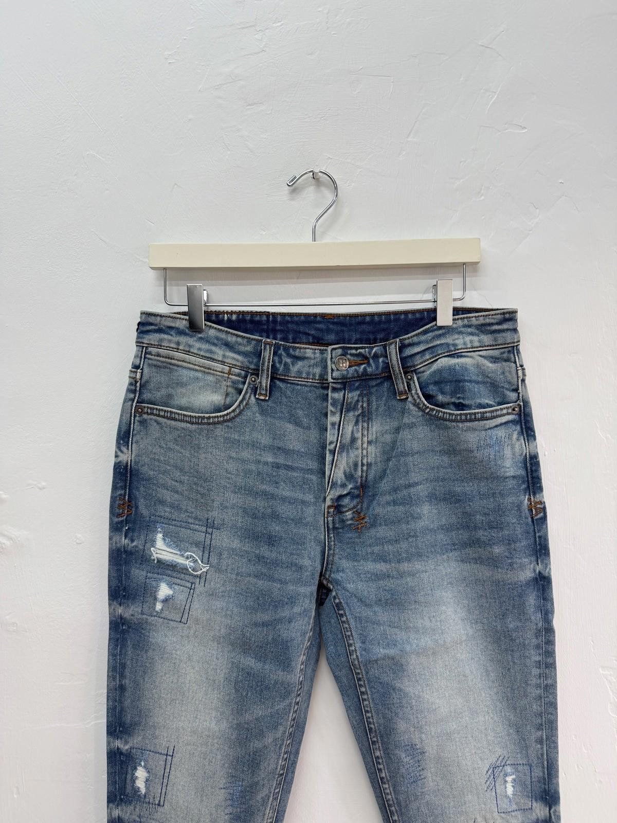 Ksubi new Ksubi mens denim jeans van winkle blue north trashed 32 Size US 32 / EU 48 - 2 Thumbnail