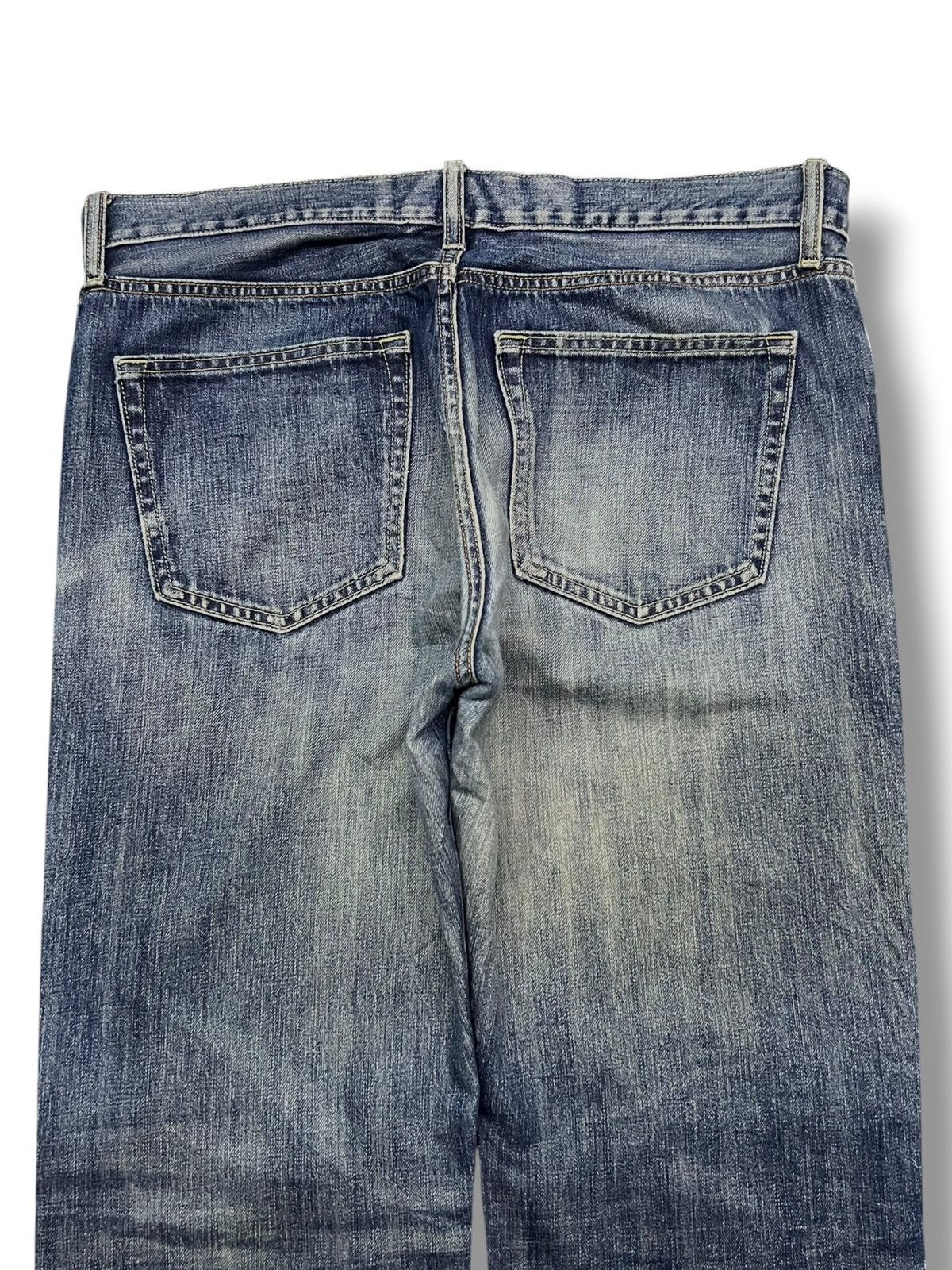 Uniqlo Vintage Uniqlo UJ - Faded Wash, Distressed Denim Size US 36 / EU 52 - 5 Thumbnail