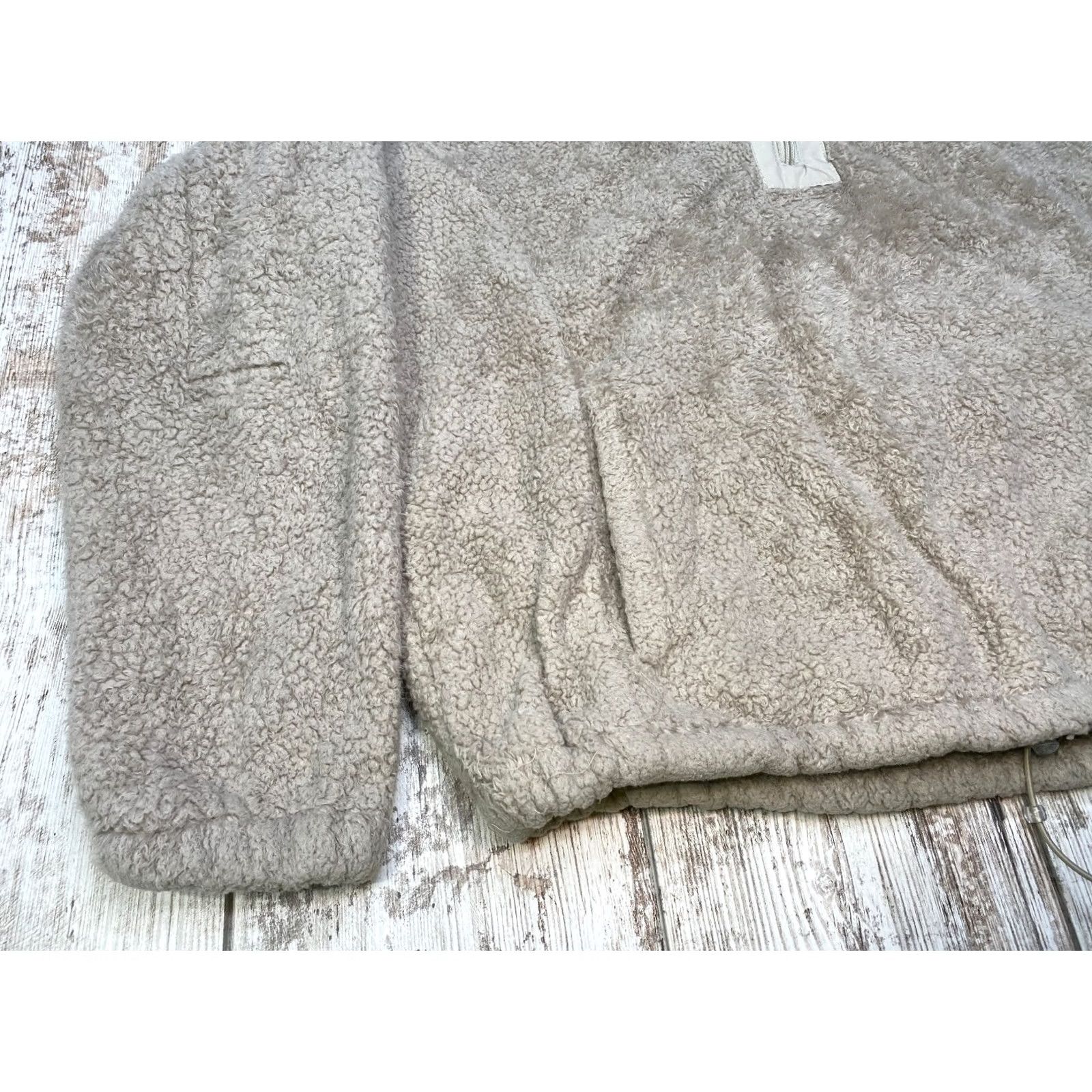 New Balance VINTAGE New Balance Jacket 1/4 Zip Pullover Womens XL Gray Fleece Sherpa Warm Outdoor Size XL / US 12-14 / IT 48-50 - 3 Thumbnail