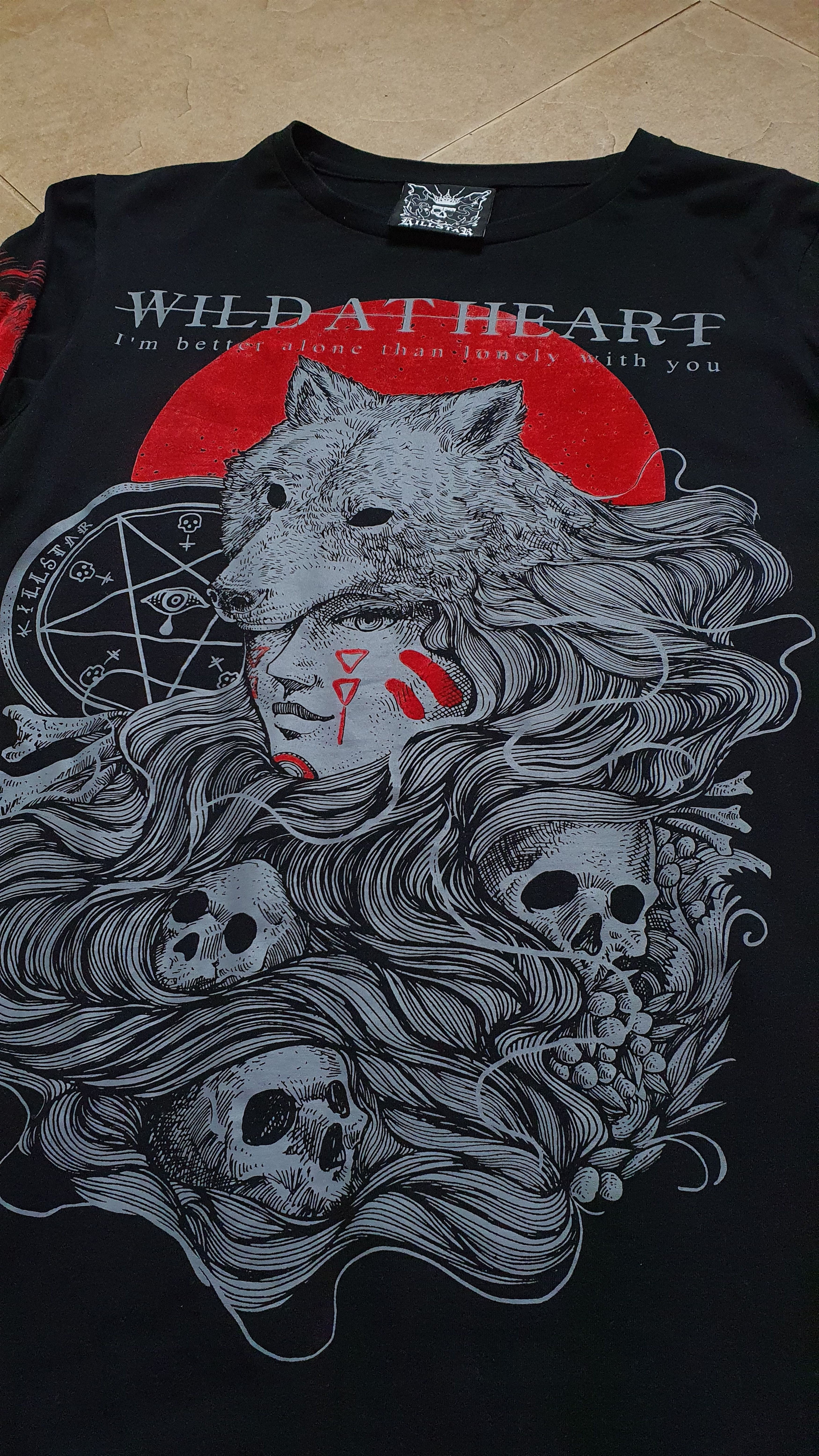 Killstar Longsleeve t-shirt Wild At Heart - KILLSTAR sweatshirt Size US M / EU 48-50 / 2 - 3 Thumbnail