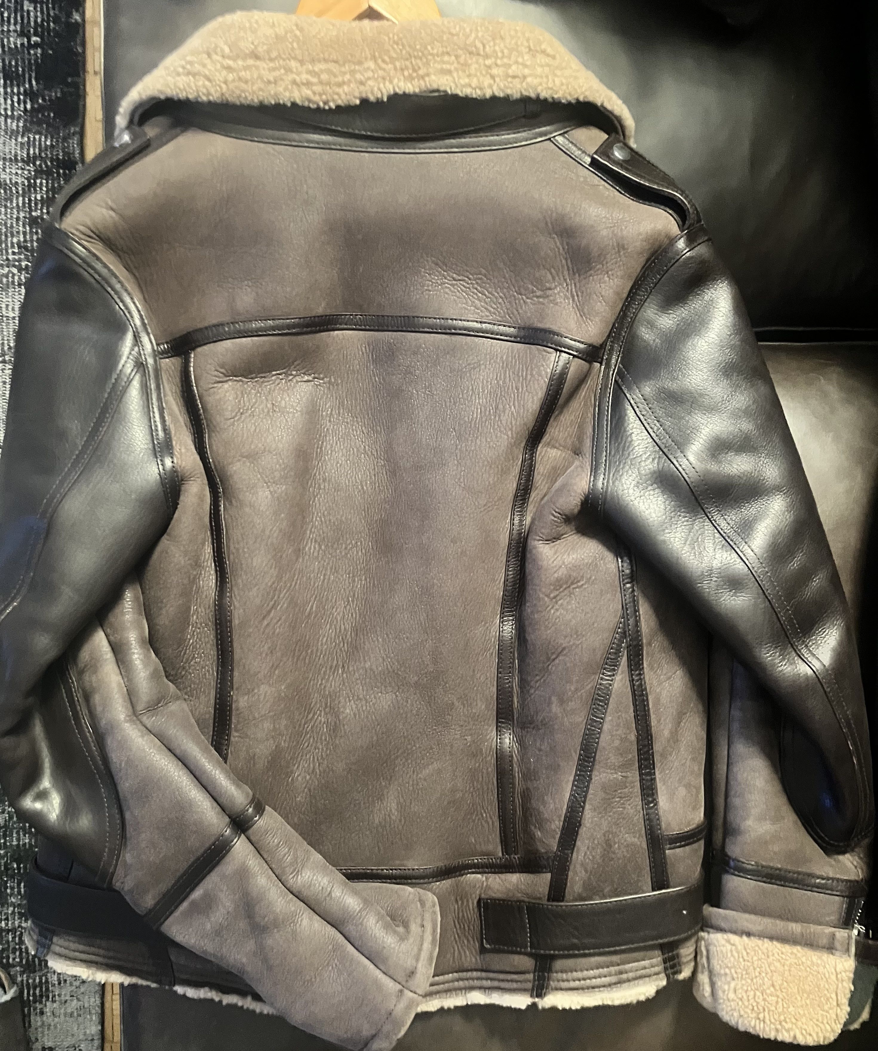 Balmain Shearling Aviator Jacket Size US M / EU 48-50 / 2 - 7 Thumbnail