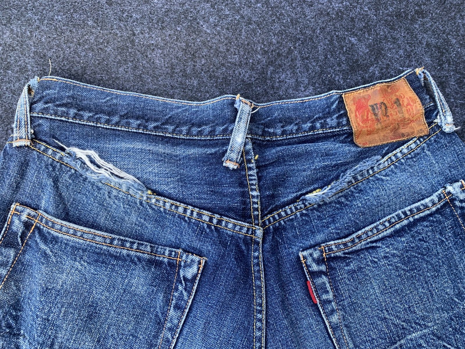 Evisu Vintage Evis selvedge No1 (old name before evisu). Size US 28 / EU 44 - 13 Thumbnail