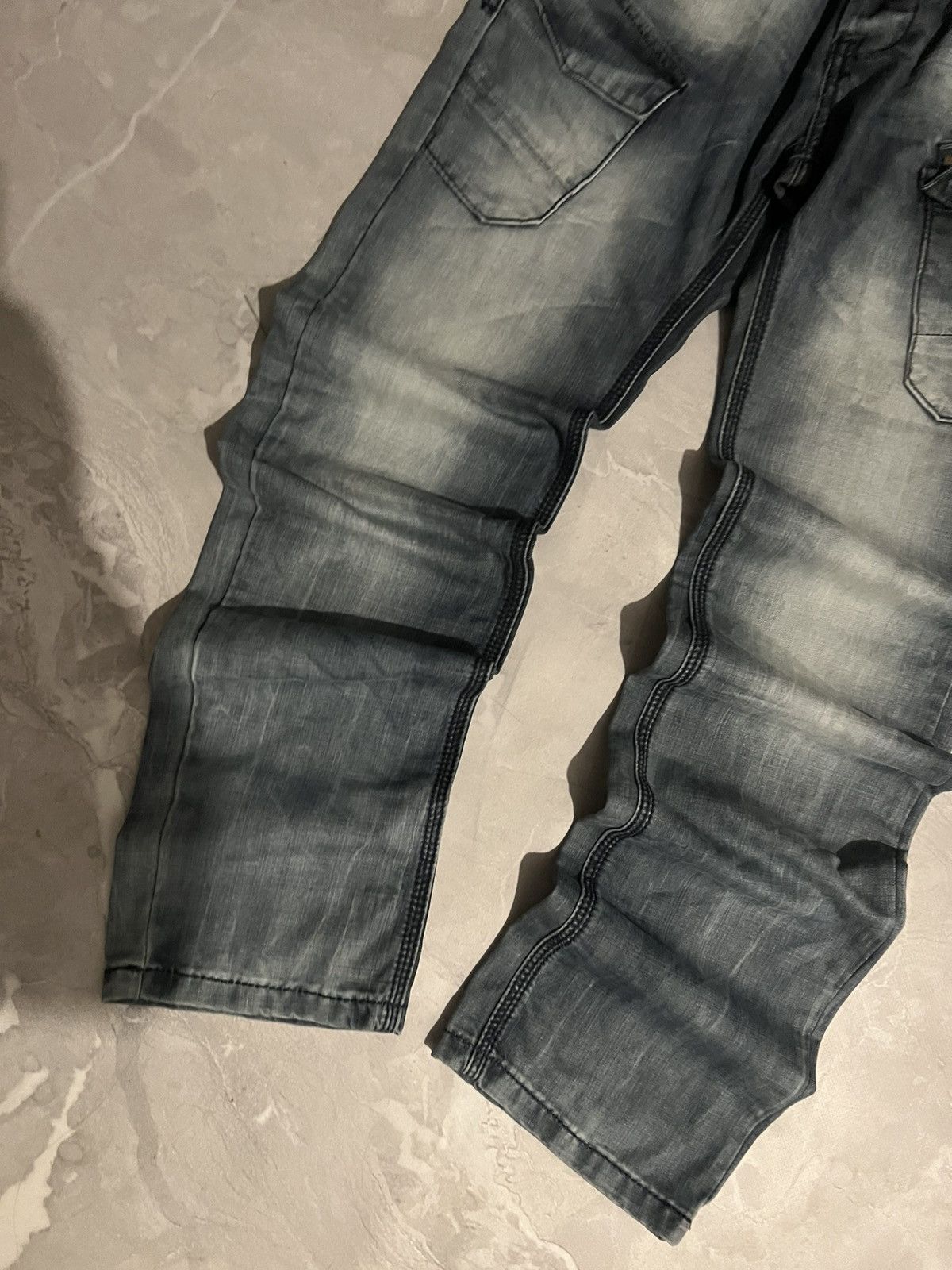 Japanese Brand Japanese Heavily Distressed Slim Sexy Jean Archive 90s Size US 30 / EU 46 - 4 Thumbnail