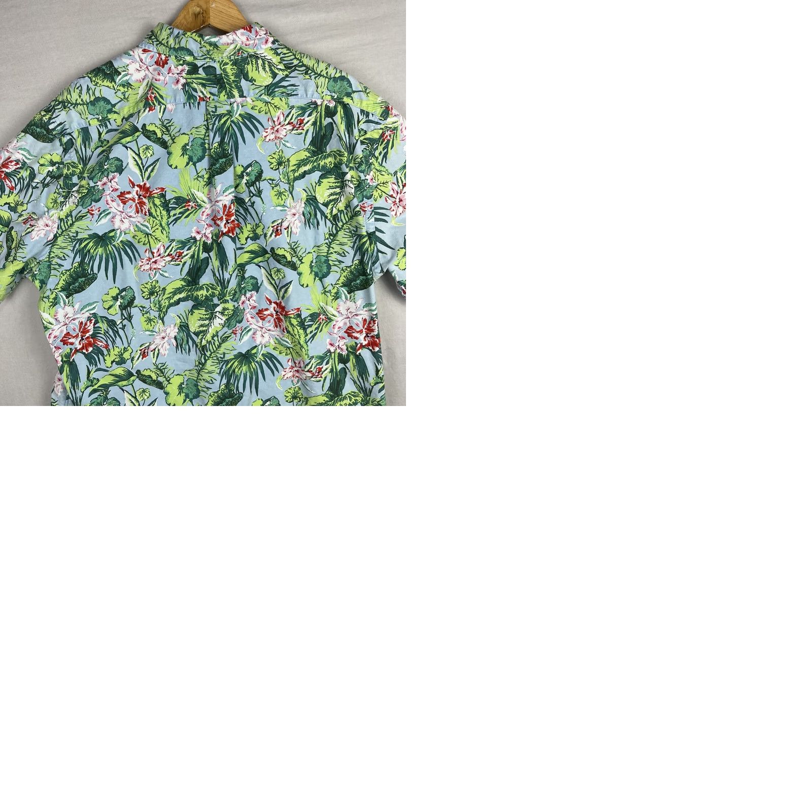 Polo Ralph Lauren Polo Ralph Lauren Shirt Mens 2XL Blue Hawaiian Floral Slim Fit Button Down Aloha Shirt Size US XXL / EU 58 / 5 - 9 Thumbnail