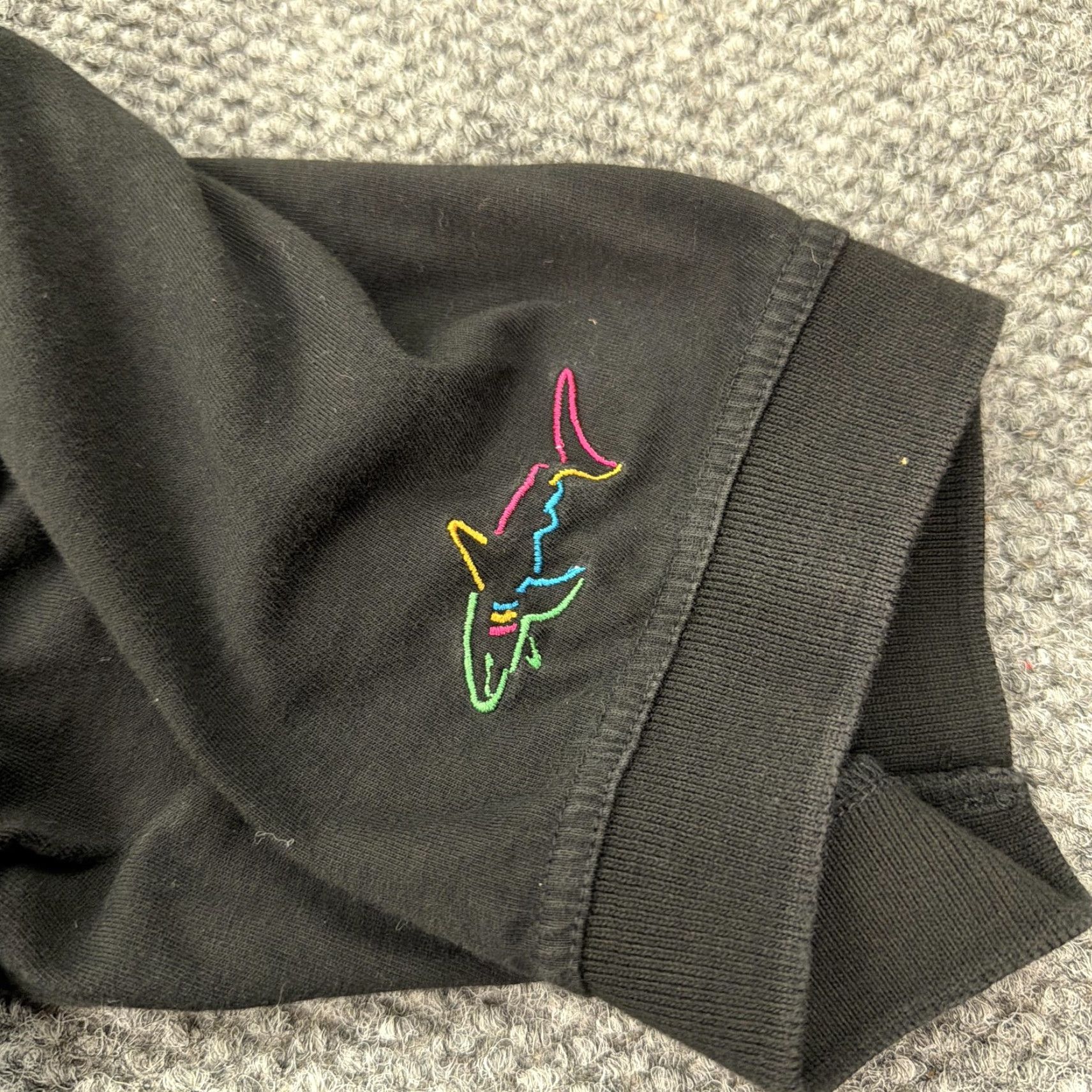 Reebok VINTAGE Greg Norman Reebok Polo Shirt Mens M Black Shark Logo Golf 90s Shirt Polo Mens Black Shark Logo Golf 90s Size US M / EU 48-50 / 2 - 3 Thumbnail