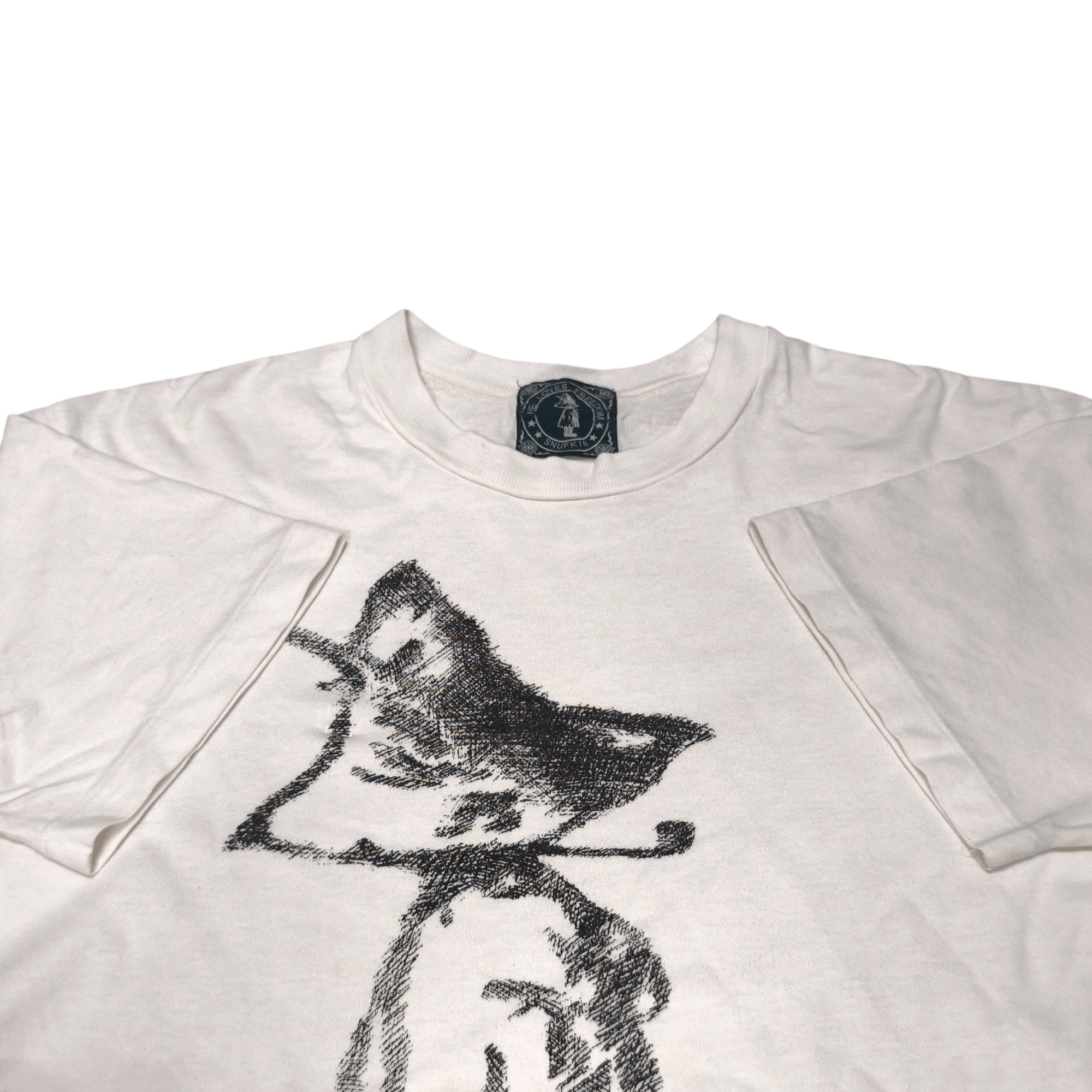 Anime Vintage 1990 Snufkin Moomin T-Shirt Rare Japan Size US M / EU 48-50 / 2 - 4 Thumbnail
