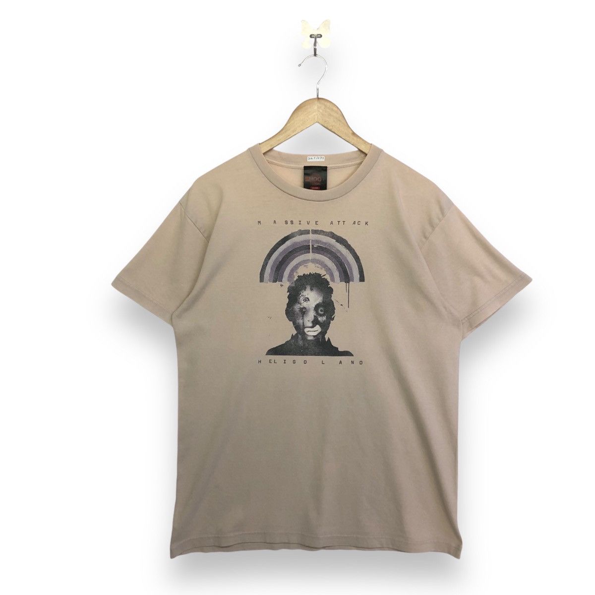 Band Tees × Vintage Vintage Massive Attack UK Band Heligo Land Album Shirt Size US L / EU 52-54 / 3 - 1 Thumbnail
