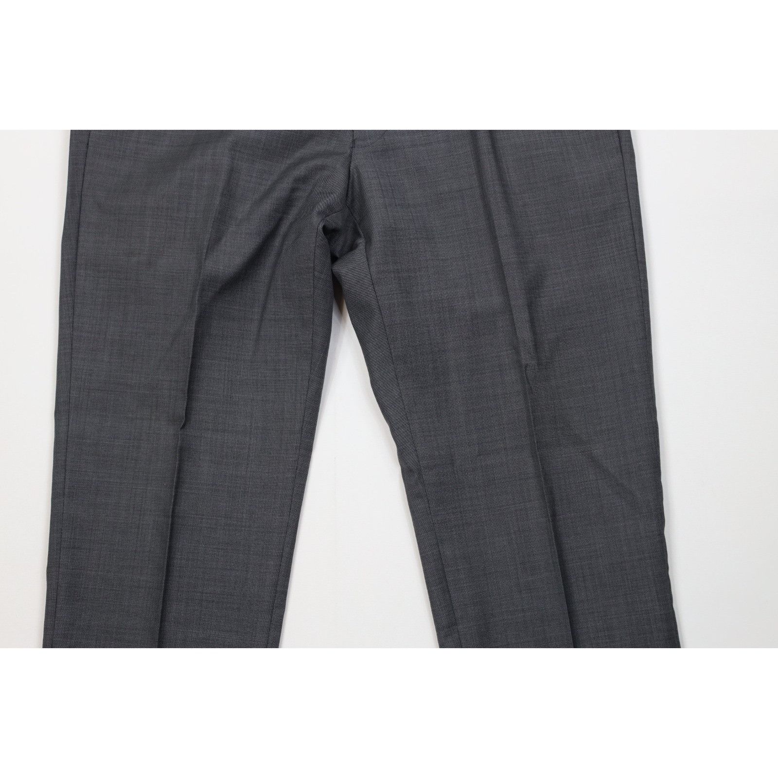 Calvin Klein Calvin Klein Extreme Slim Fit Wool 2 Piece Suit Wedding Size 40R - 12 Thumbnail