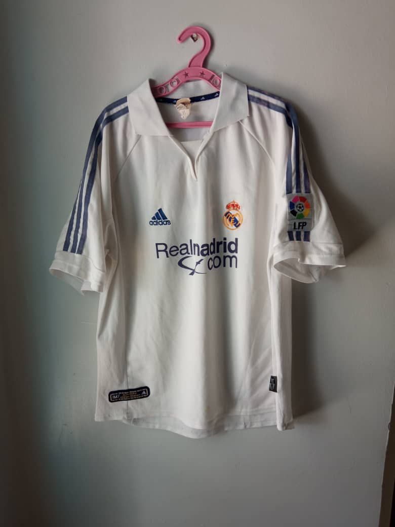 Adidas Real Madrid 2001-02 Home Shirt Zidane #5 Size US L / EU 52-54 / 3 - 2 Thumbnail