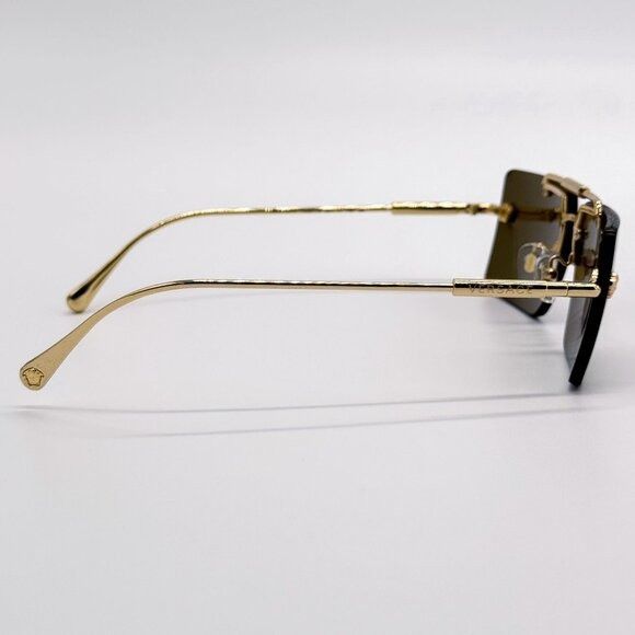 Versace NEW VERSACE SUNGLASSES VE2245 1002/73 GOLD WOMEN EYEWEAR VE2 Size ONE SIZE - 5 Thumbnail