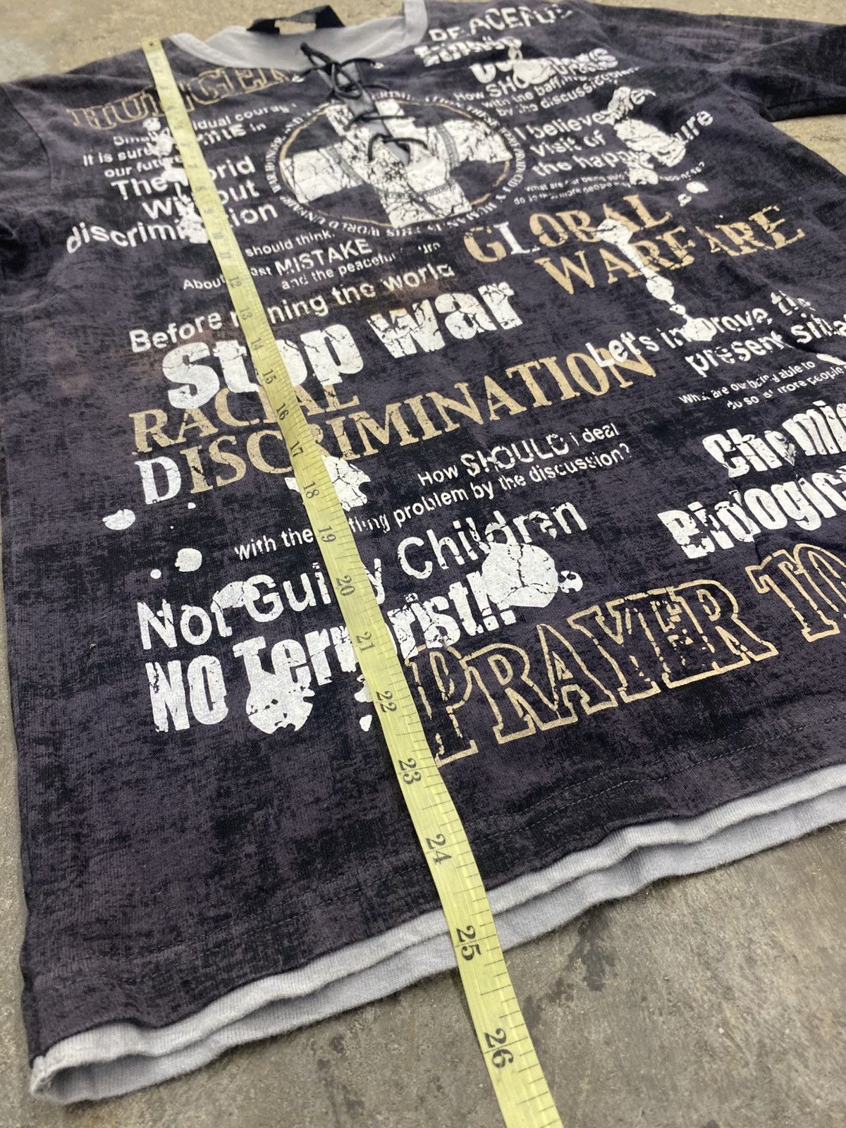 Hysteric Glamour stop war prayer to peace beaumere japanese grunge LS Size US M / EU 48-50 / 2 - 15 Thumbnail