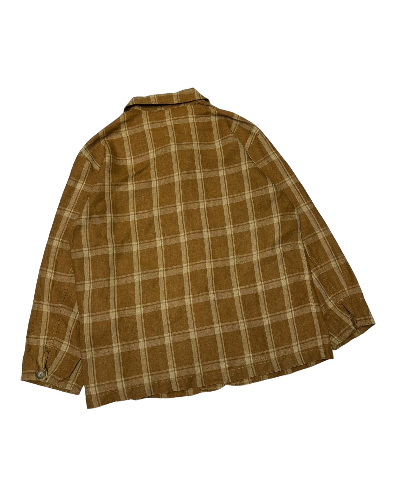 Benetton UNITED COLORS OF BENETTON TARTAN CHECKERED CHORE JACKET Size US XL / EU 56 / 4 - 7 Thumbnail