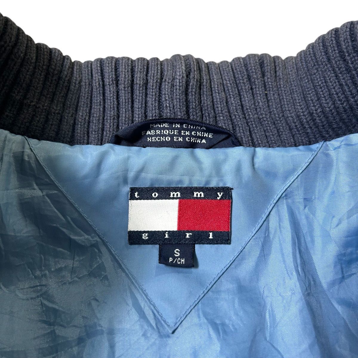 Tommy Hilfiger Vintage Tommy Girl Puffer Jacket Size S / US 4 / IT 40 - 5 Thumbnail