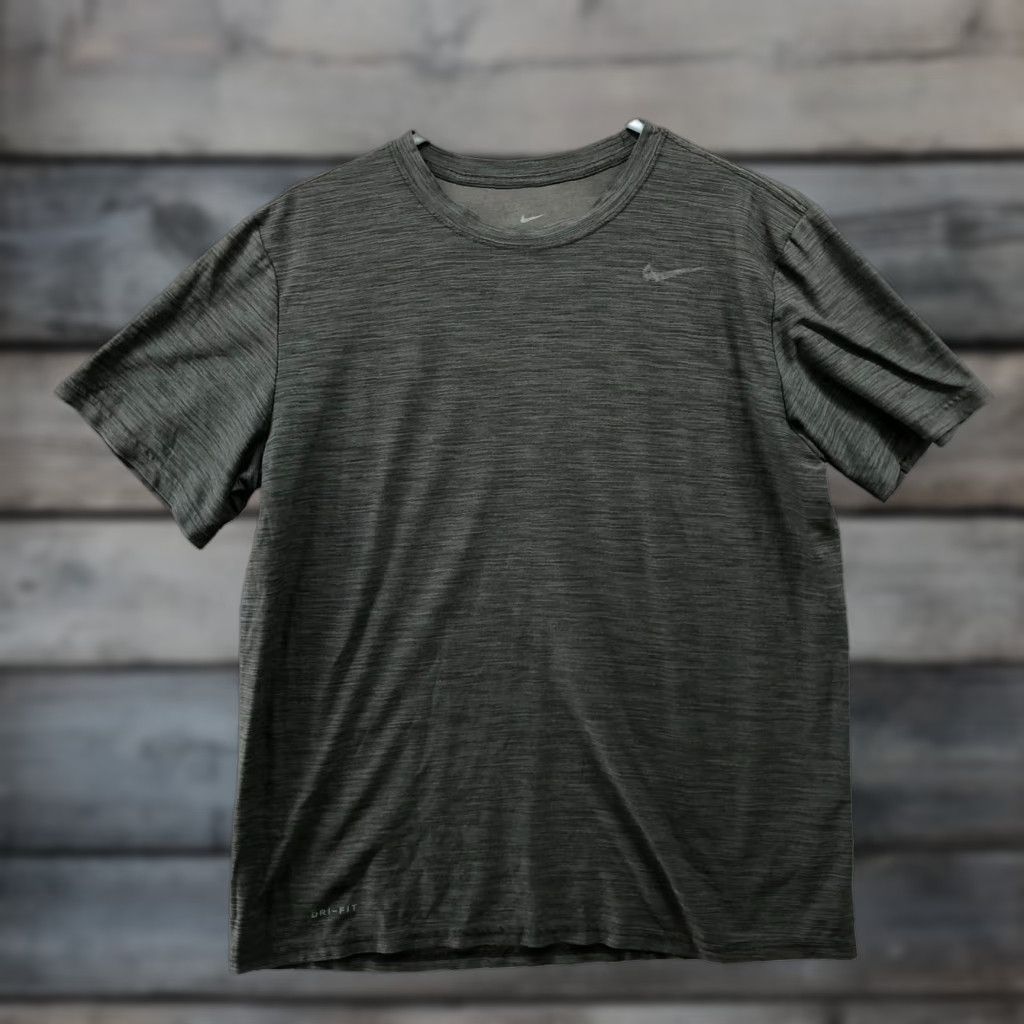Nike Nike Dri-Fit T Shirt Mens L Short Sleeve Crewneck Dark Gray Heather Active Nike Dri-Fit Shirt Mens L Short Sleeve Crewneck Dark Gray Heather Active Size US L / EU 52-54 / 3 - 1 Thumbnail