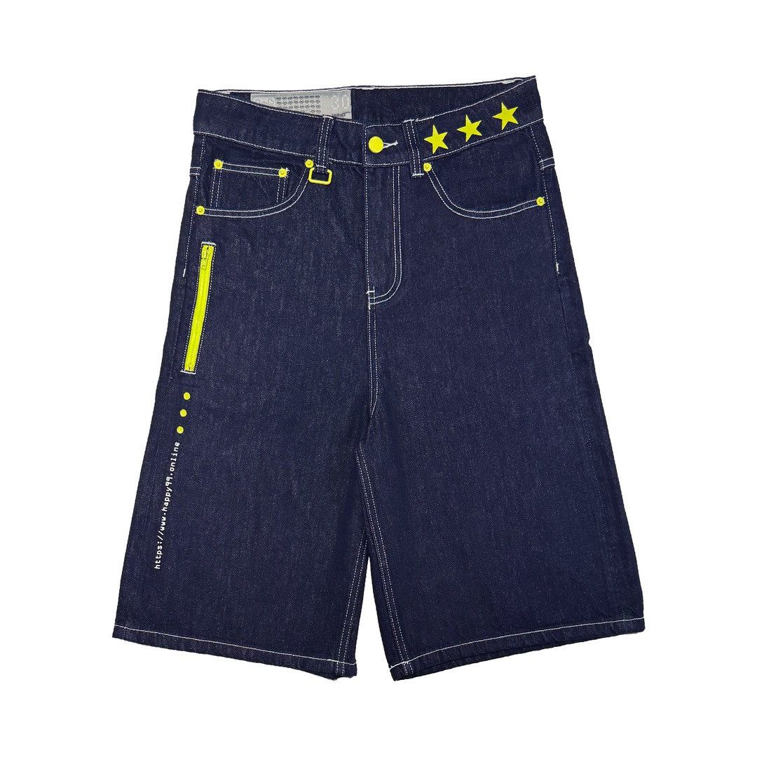 Happy99 Game Over denim shorts