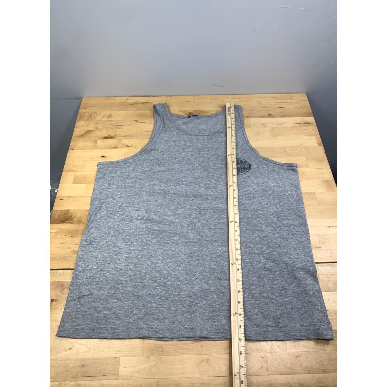 Harley Davidson VINTAGE Harley-Davidson Tank Top Men XL Gray Biker Motorcycle Y2K 2000s Logo Shirt Size US XL / EU 56 / 4 - 5 Thumbnail