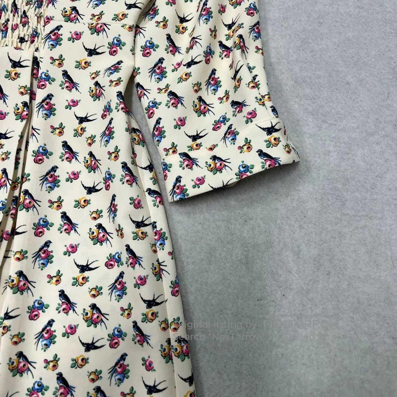 Prada Authentic Prada Runway Floral Long. Size S / US 4 / IT 40 - 3 Thumbnail