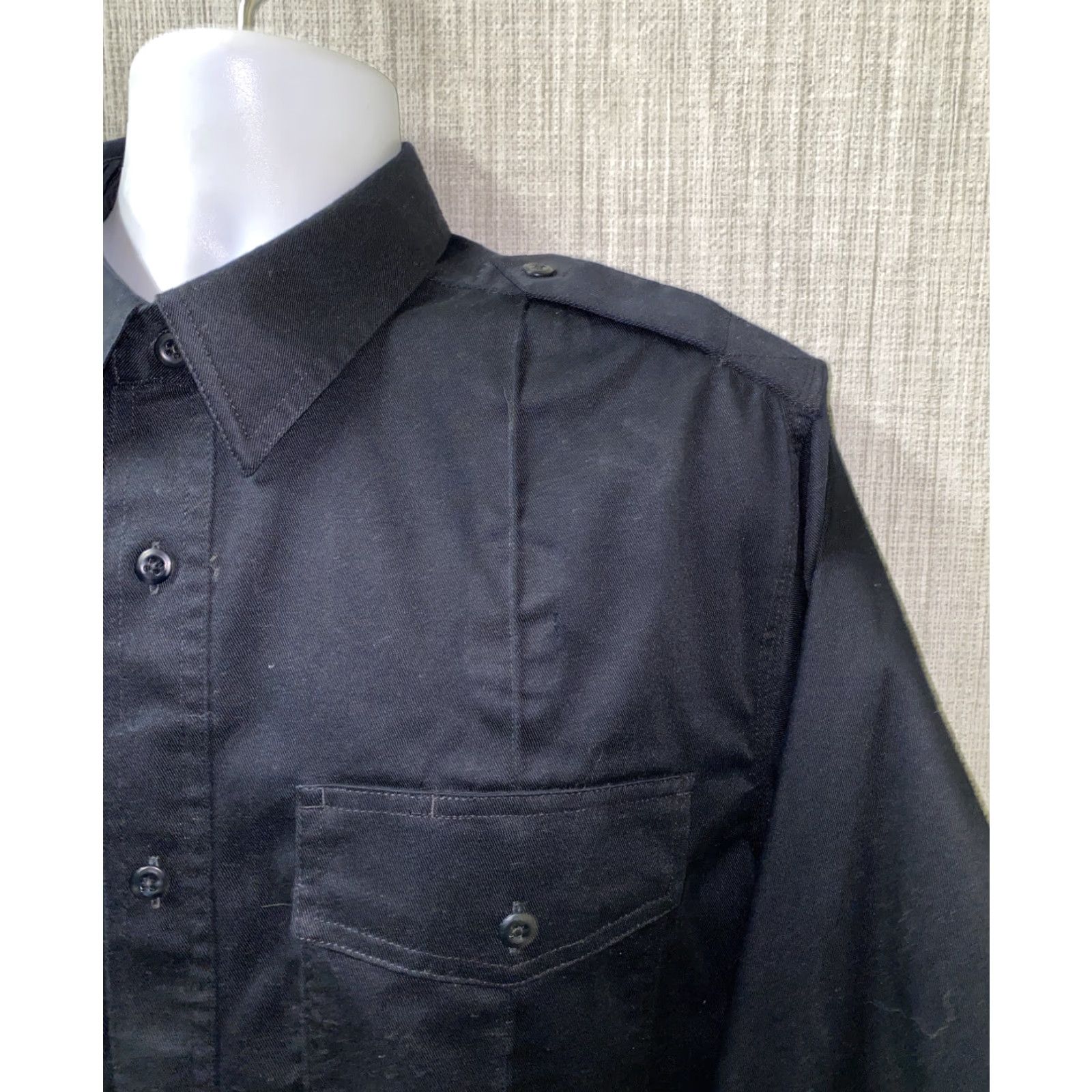 Vintage 5.11 Tactical Series Mens Black Long Sleeve Button-Up Shirt L Size US L / EU 52-54 / 3 - 2 Thumbnail