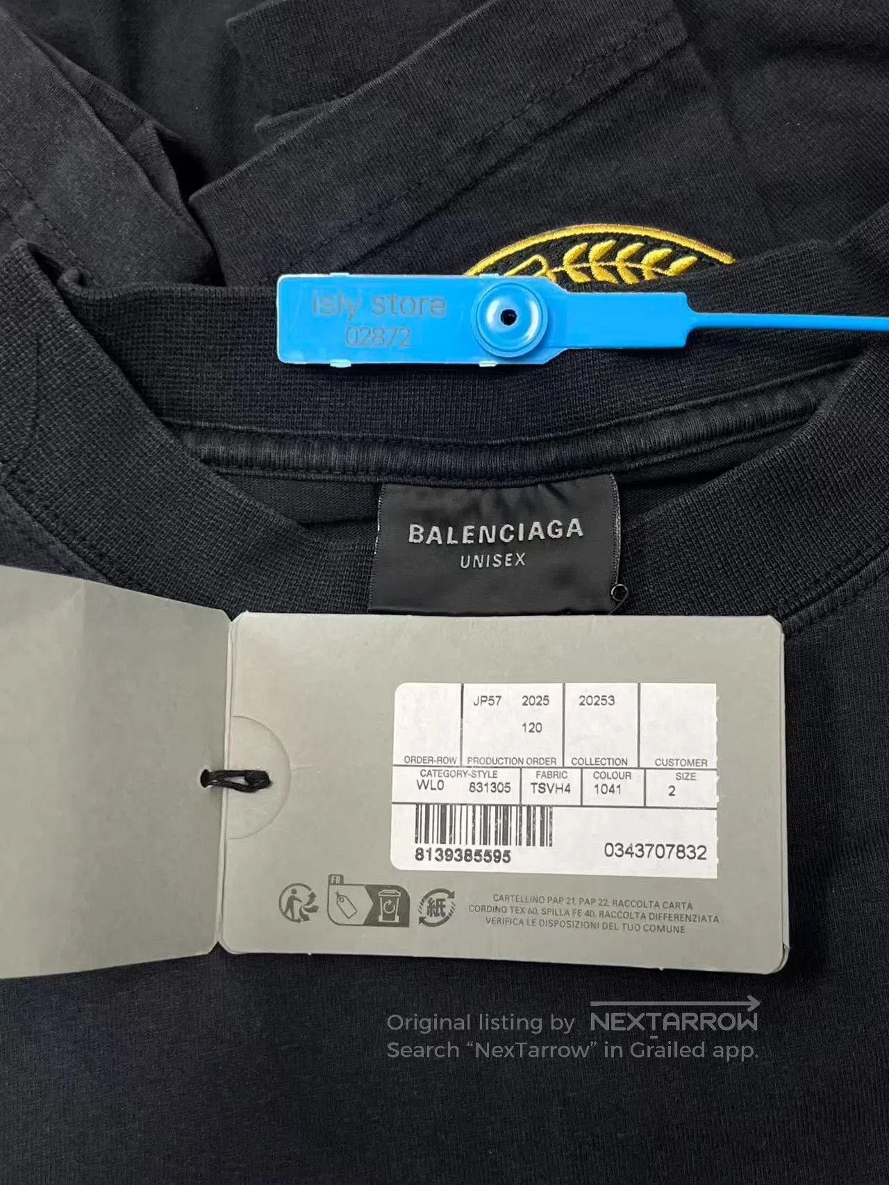 Balenciaga Balenciaga Faded Fleece Short-Sleeve T-Shirt. Size US M / EU 48-50 / 2 - 5 Thumbnail