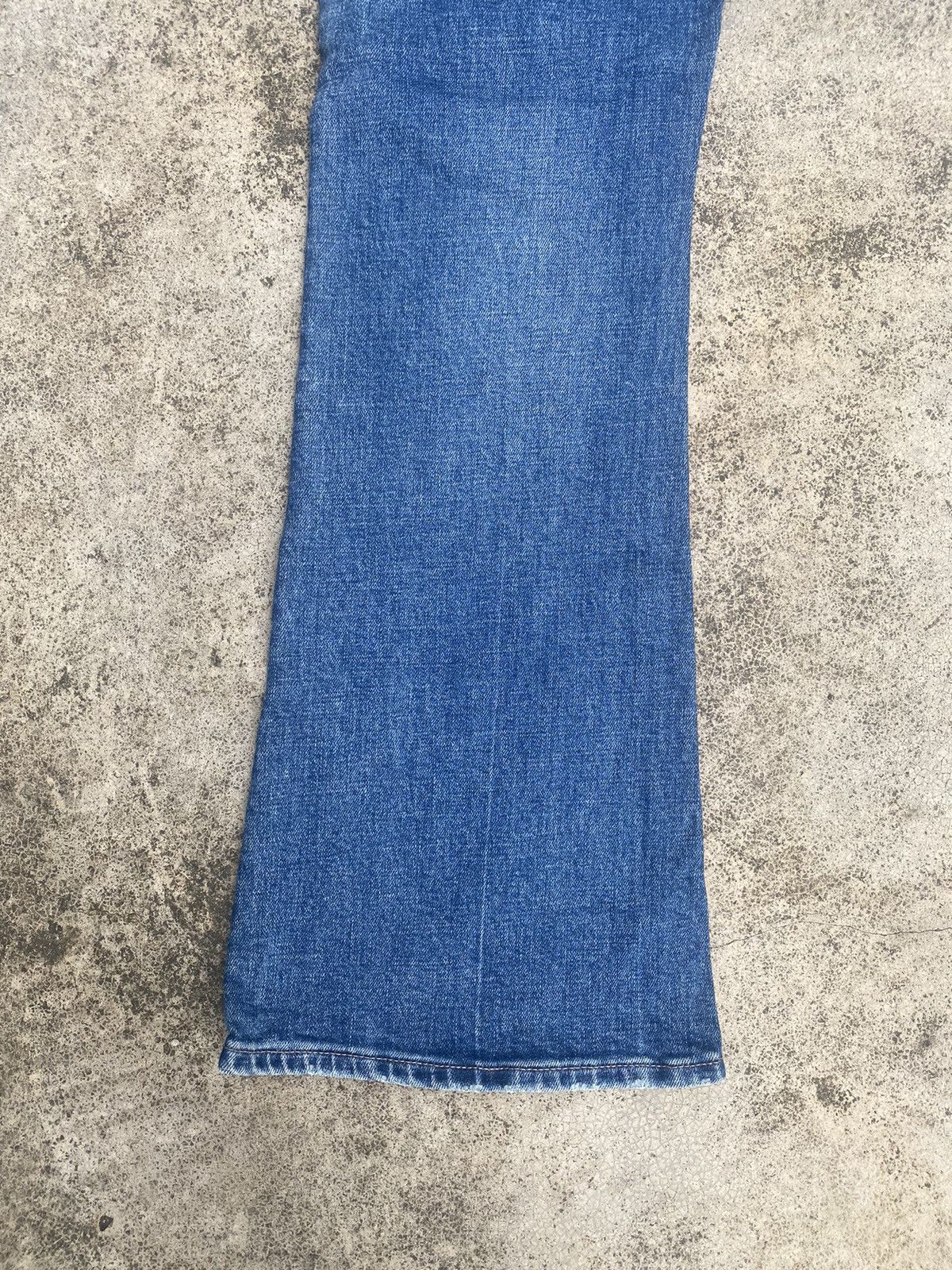 Japanese Brand Flare Jeans Rag Machine Bust Pant Bootcut Size US 27 - 16 Thumbnail