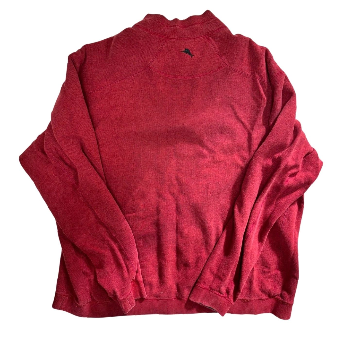 Tommy Bahama Tommy Bahama Sweatshirt Mens XL Gray Burgundy Flipshore Reversible Quarter Zip Shirt Size US XL / EU 56 / 4 - 4 Thumbnail