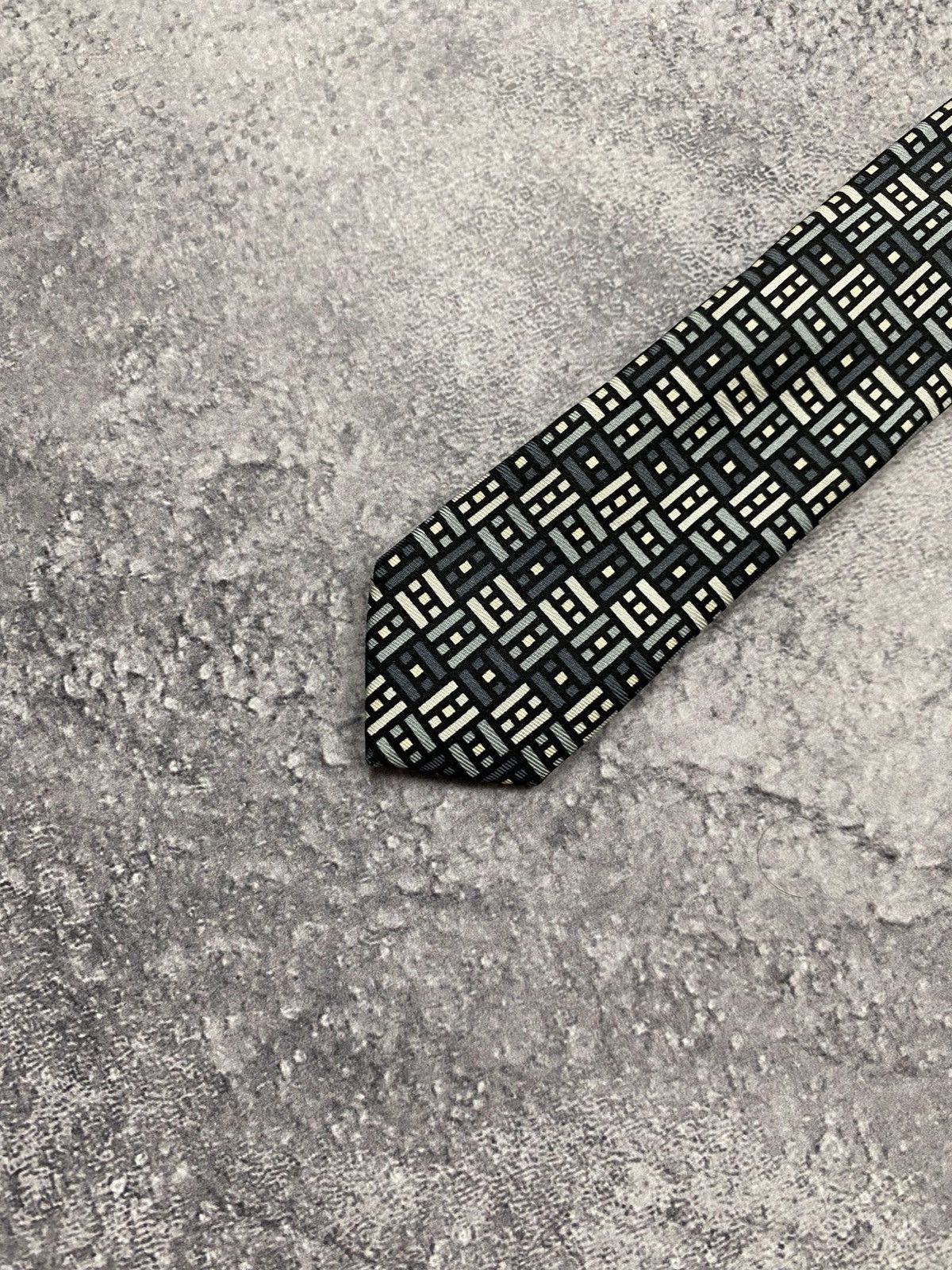 Yves Saint Laurent Yves Saint Laurent Silk Necktie YSL Luxury Ties Monogram Size ONE SIZE - 14 Thumbnail