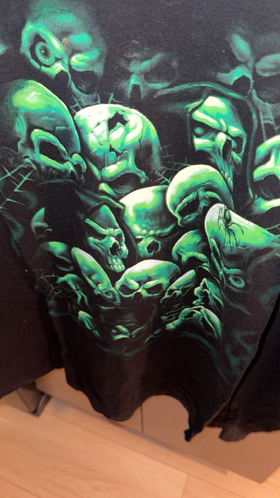 Vintage Vintage skull pile tee Size US XXL / EU 58 / 5 - 3 Thumbnail