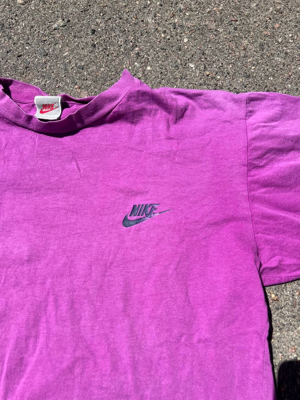 Nike × Vintage Vintage Y2K Nike Just Do It 80s Big Print Court T Shirt Size US L / EU 52-54 / 3 - 5 Thumbnail