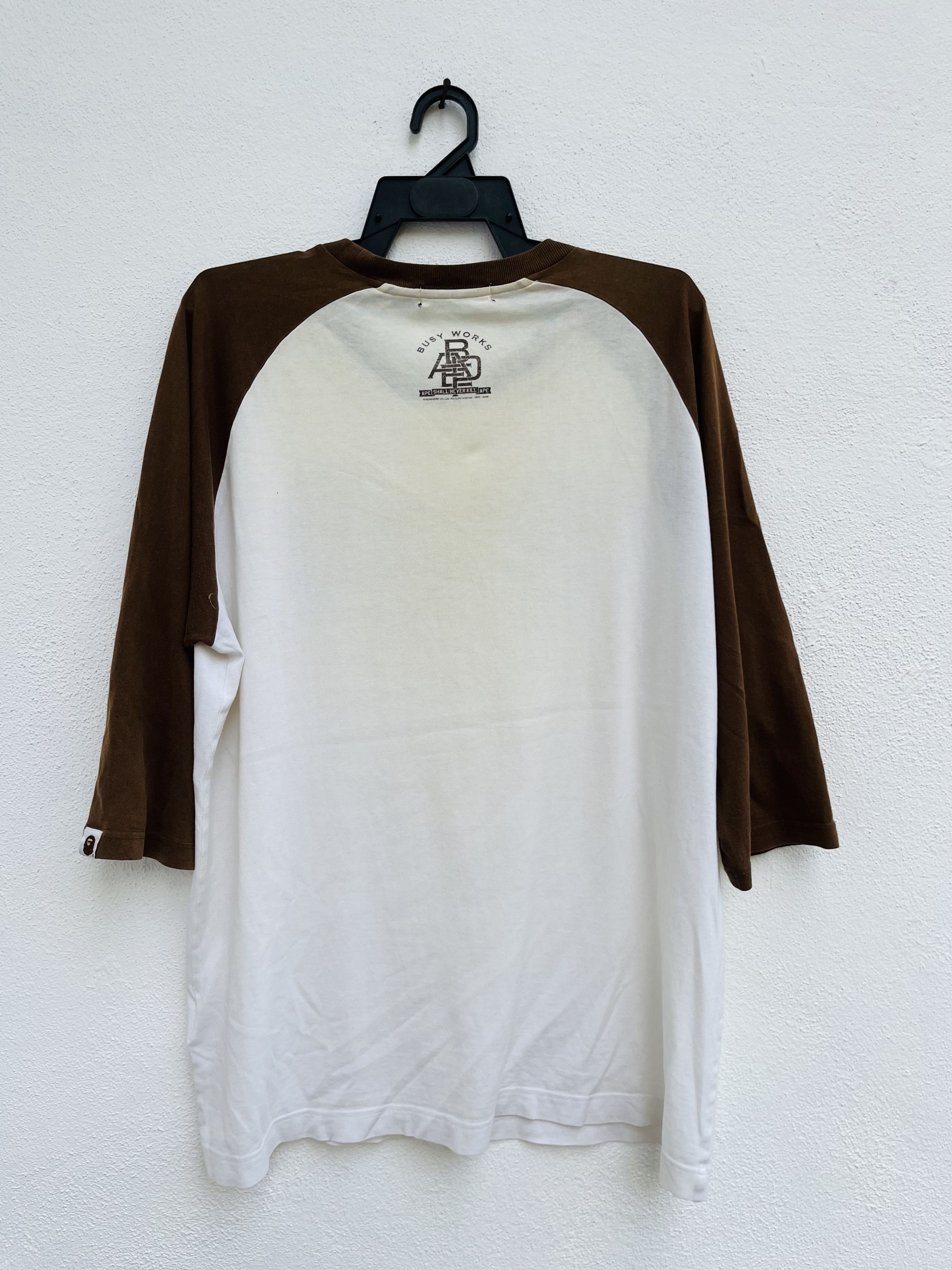 Japanese Brand Vintage A Bathing Ape Classic 3 Quarter Designer Style Size US XL / EU 56 / 4 - 2 Thumbnail