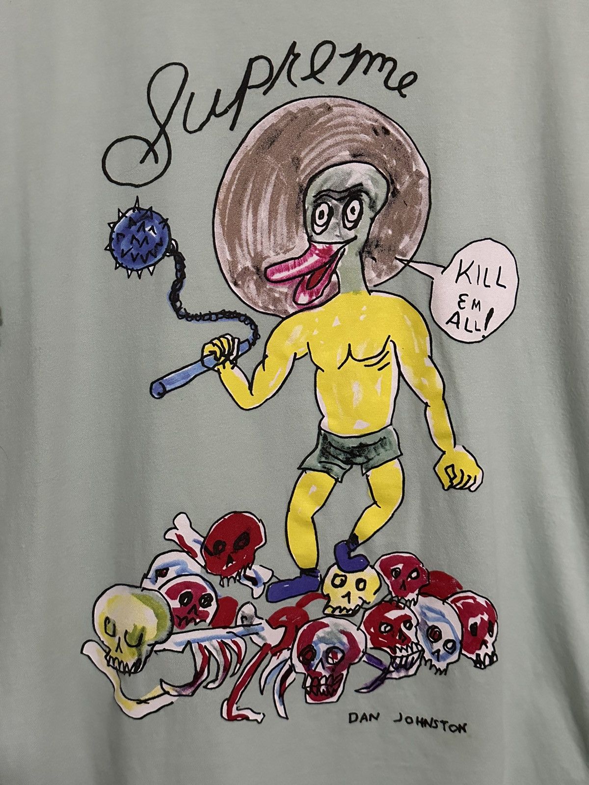 Supreme Supreme Daniel Johnston Kill Em All Tee Size US L / EU 52-54 / 3 - 2 Thumbnail
