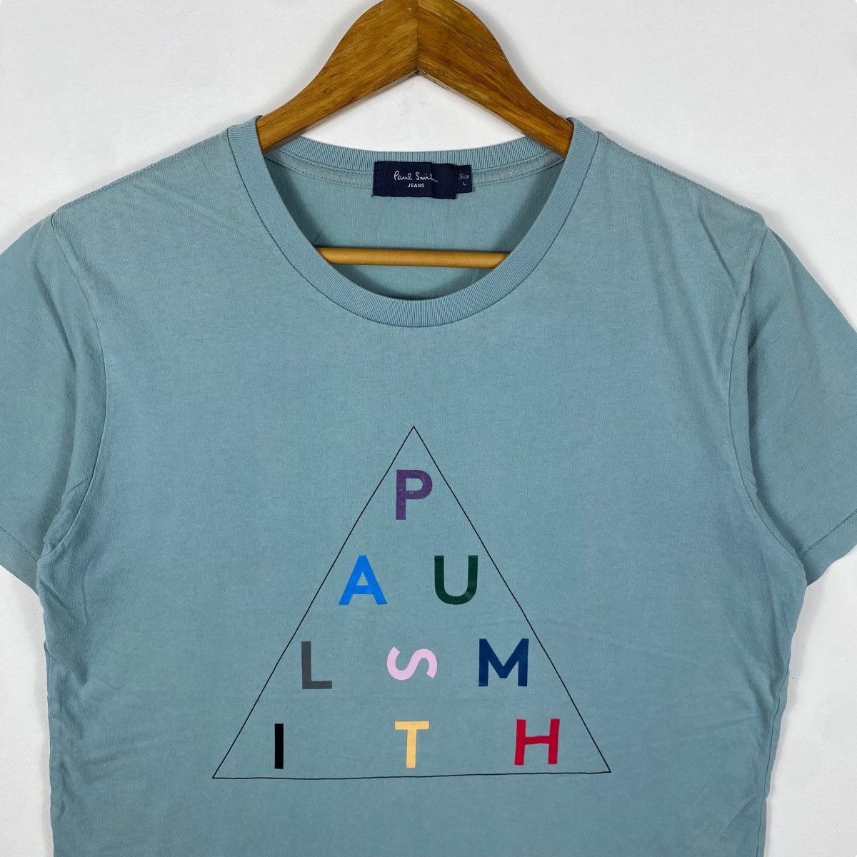 Paul Smith PAUL SMITH JEANS Triangle Graphic Tee Shirt Large Size Size US L / EU 52-54 / 3 - 2 Thumbnail