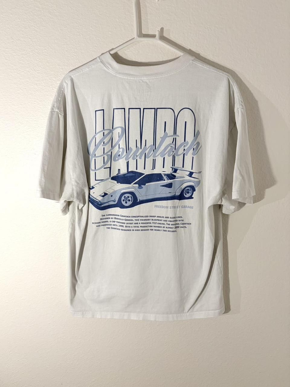 Lamborghini FSG freedom street garage lamborghini graphic t shirt Size US XL / EU 56 / 4 - 2 Thumbnail
