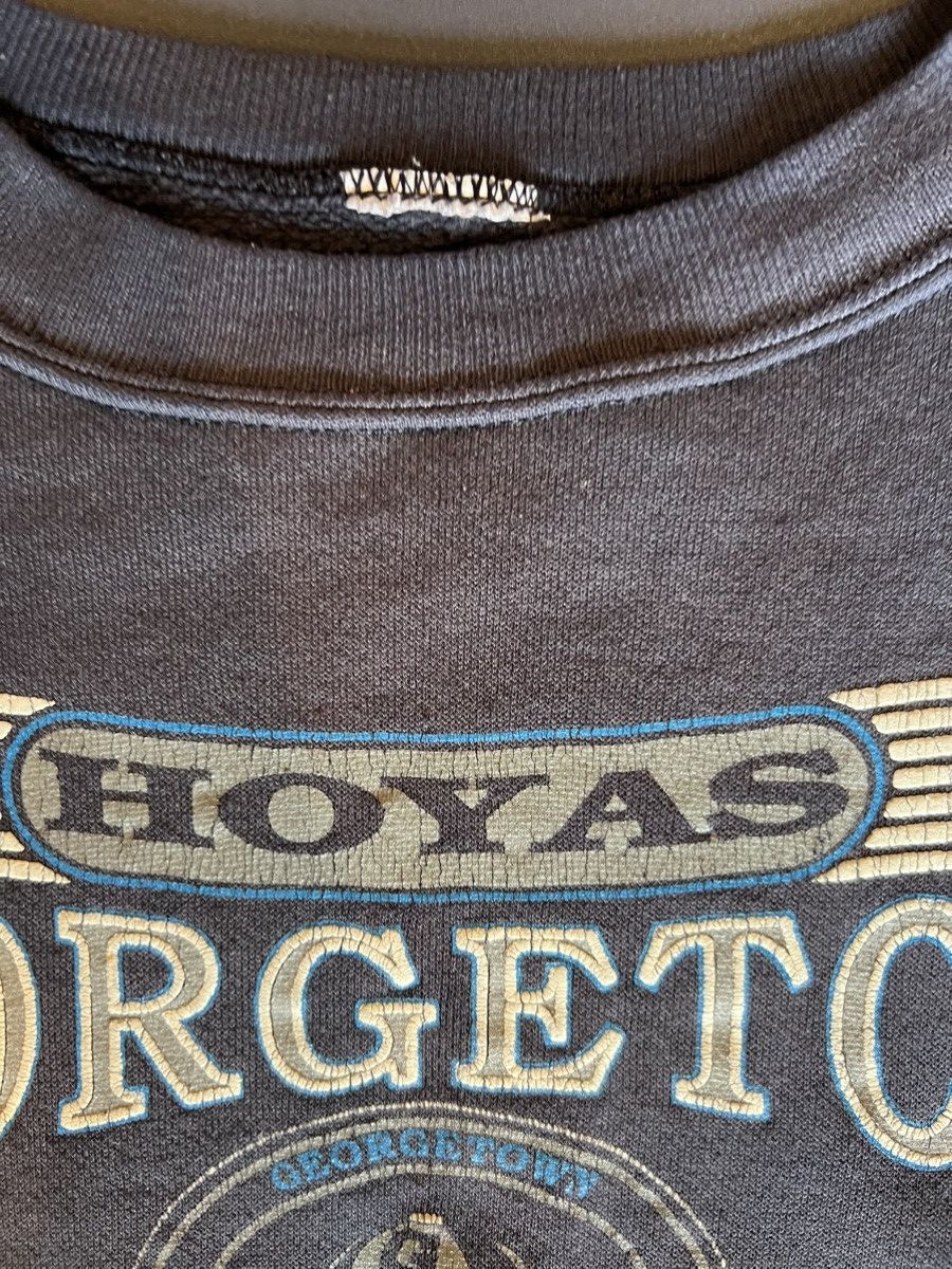 Vintage Georgetown Hoyas Distressed Vintage Crewneck Size US XL / EU 56 / 4 - 2 Thumbnail