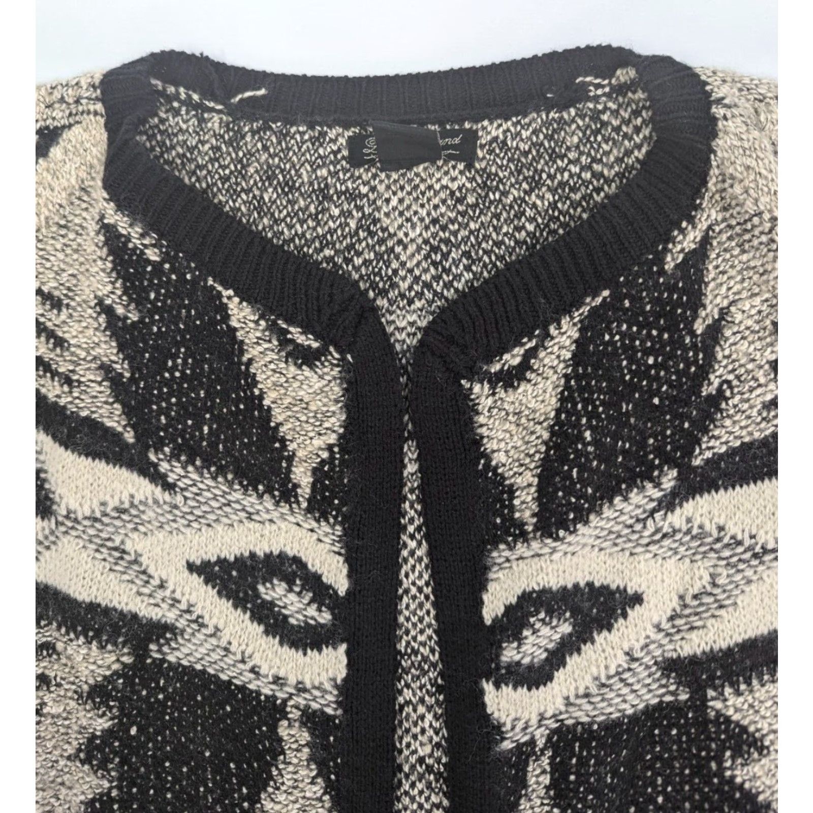 Lucky Brand Lucky Brand Cardigan Sweater Women 1X Plus Long Sleeve Multicolor Aztec Pockets Knit Size XL / US 12-14 / IT 48-50 - 6 Thumbnail