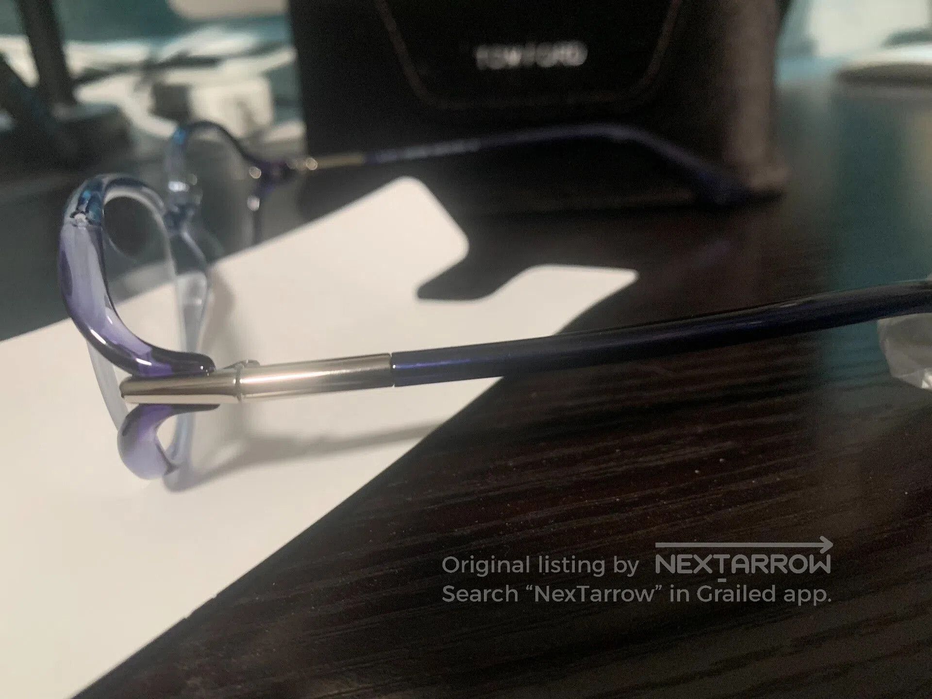 Tom Ford Tom Ford Gradient Blue Eyeglass Frames. Size ONE SIZE - 4 Thumbnail