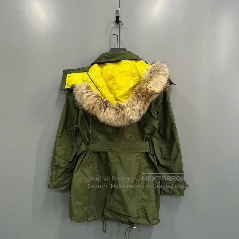 Burberry Burberry Military Green Cotton Long Coat. Size XXS / US 00 / IT 34 - 5 Thumbnail
