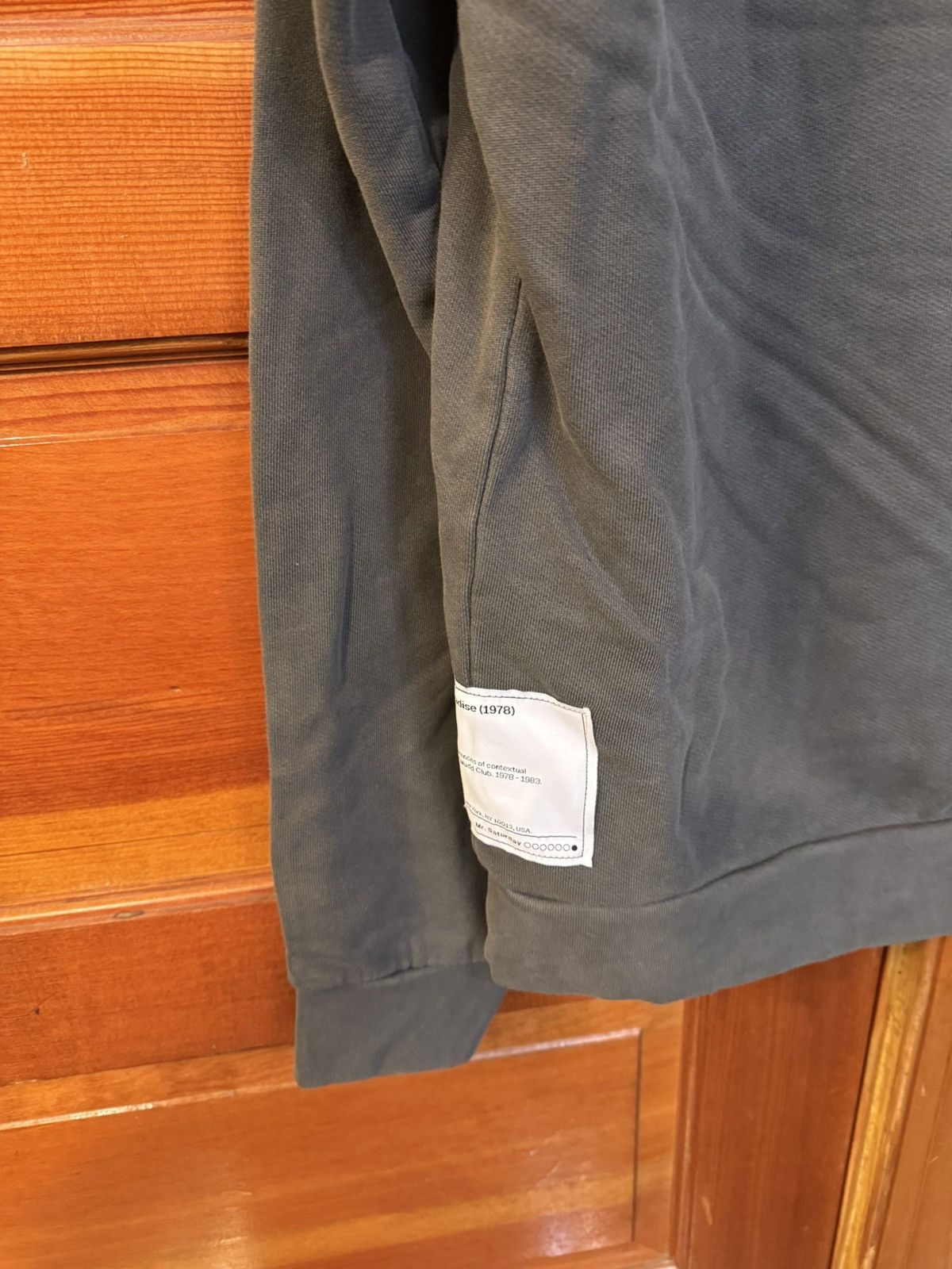 Mr. Saturday New Mr. Saturday FW20 Men's No Future Hoodie / Vintage Black Size US L / EU 52-54 / 3 - 7 Thumbnail
