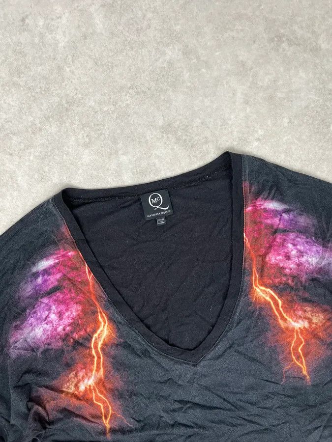 Alexander McQueen SS2012 Alexander McQueen Black Storm Lightning T-Shirt Size US L / EU 52-54 / 3 - 4 Thumbnail