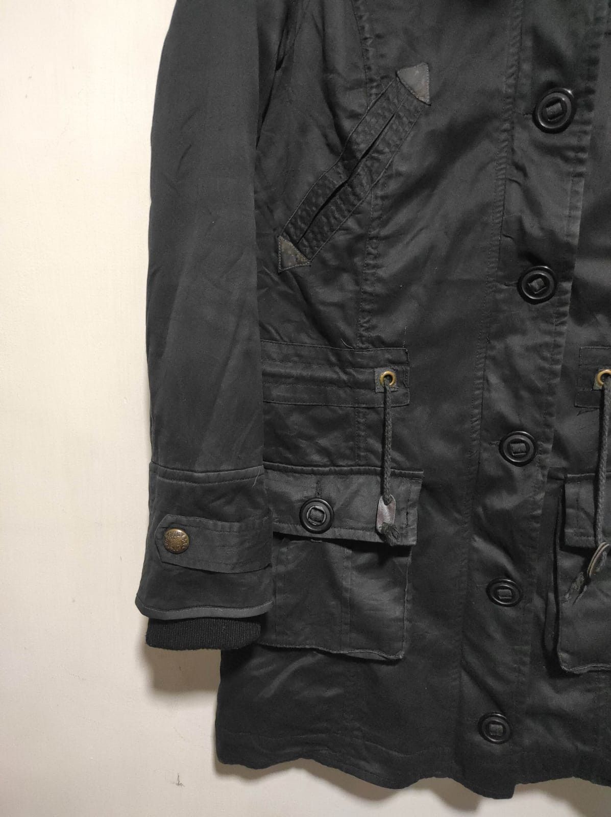Japanese Brand Ingni Double Zip Fur Hoodie Parka Jacket LGB style Size US S / EU 44-46 / 1 - 5 Thumbnail